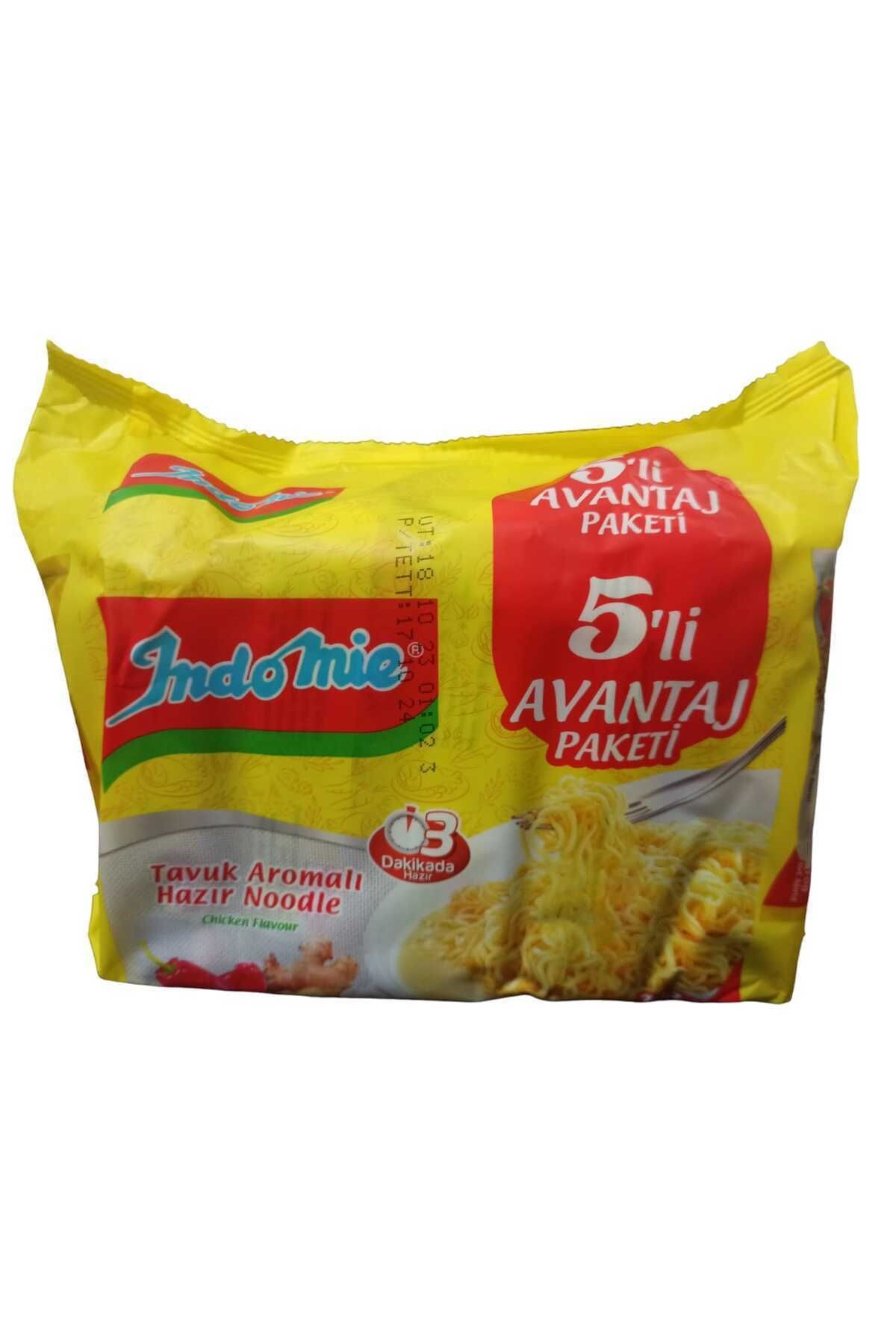 Indome Tavuk Aromalı Noodle Paket 5'li (8 ADET)