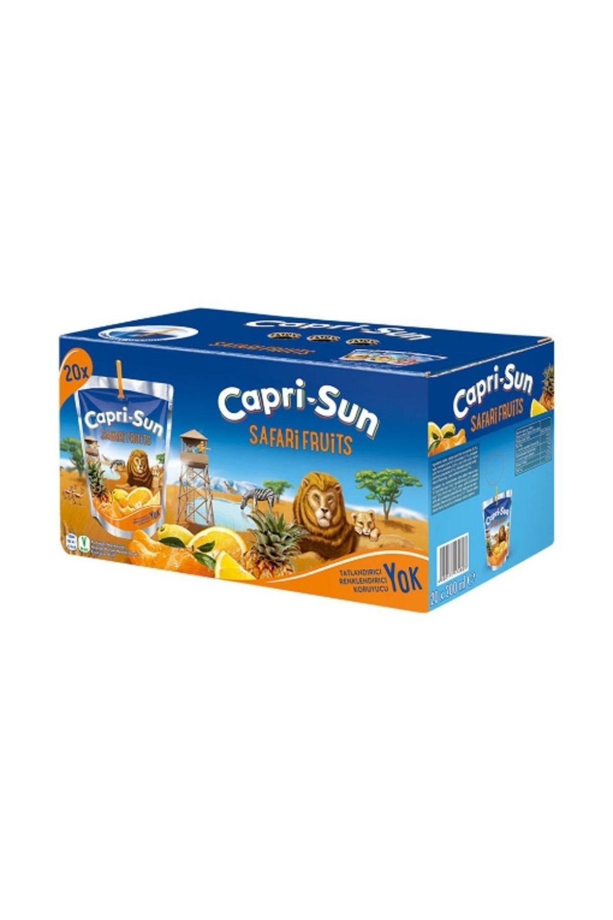 Capri Sun Safari Meyve Suyu 20'li (2'Lİ)