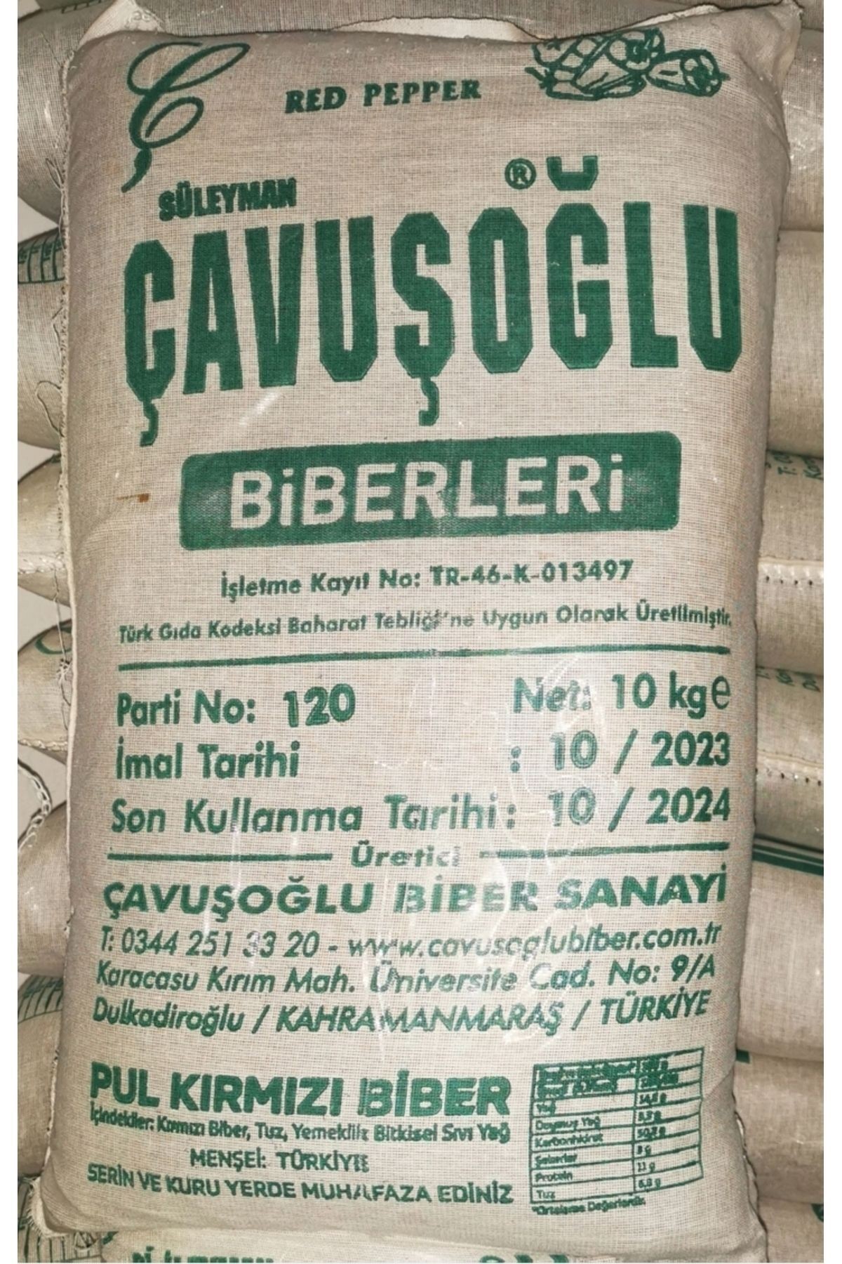DMarket Çavuşoğlu kırmızı pul biber 10 kg