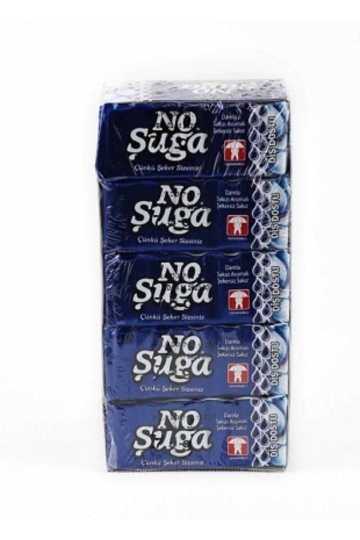 No Şuga Şekersiz Damla Sakızı Aromalı Sakız 100 Adet