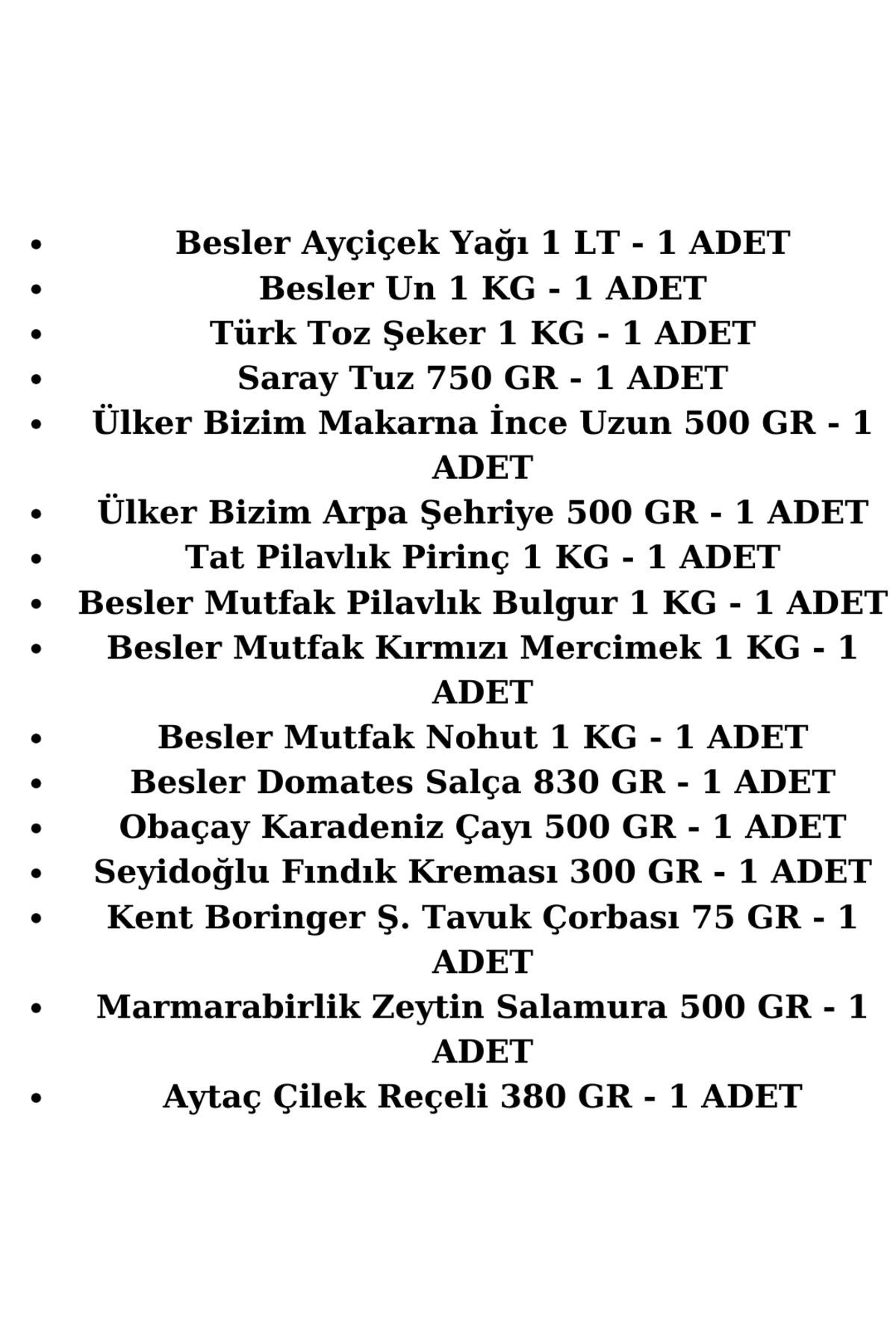 bizim standart kumanya erzak ramazan kolisi
