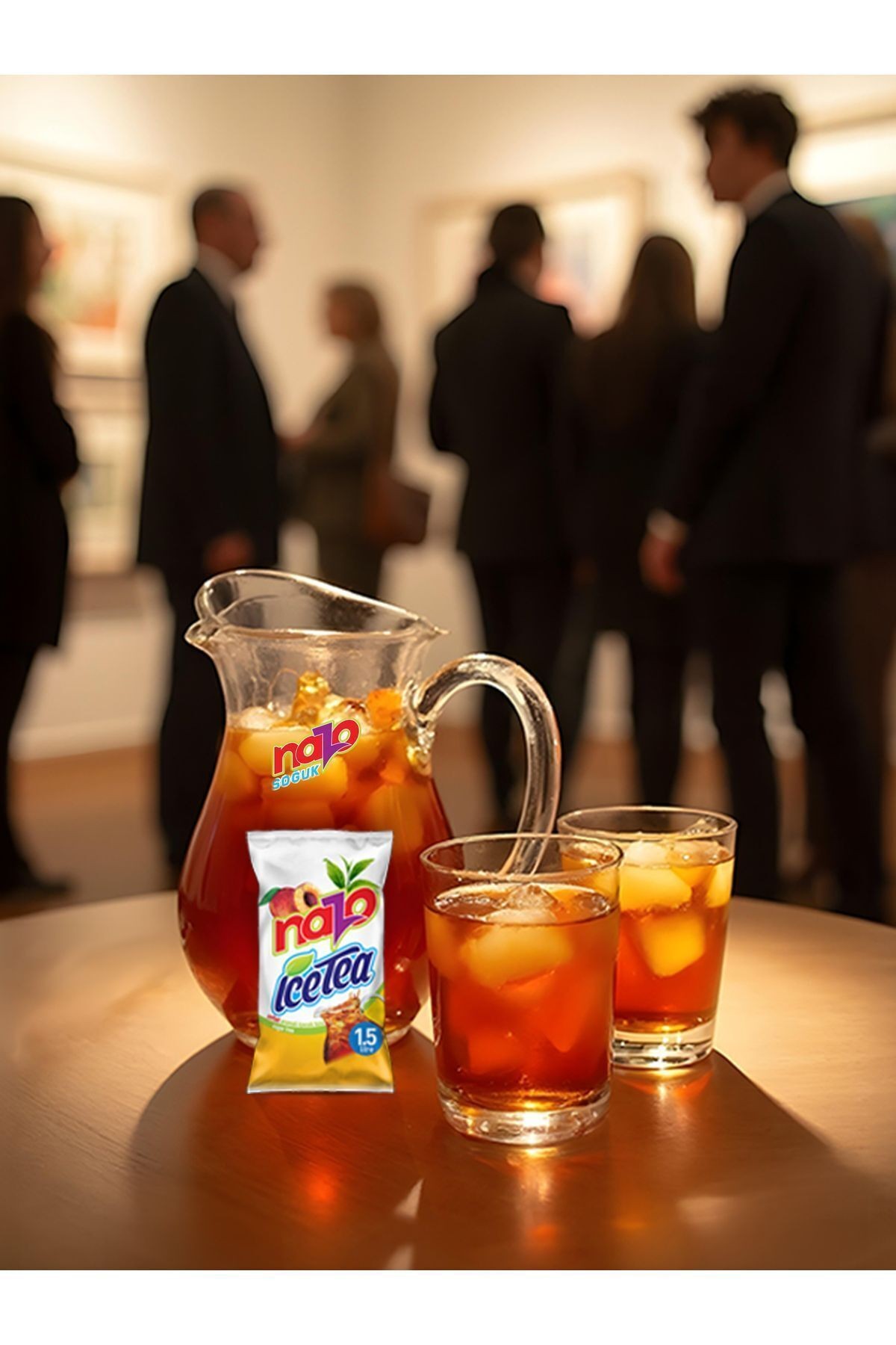 Ice Tea Şeftali Aromalı Toz Içecek 24’lü