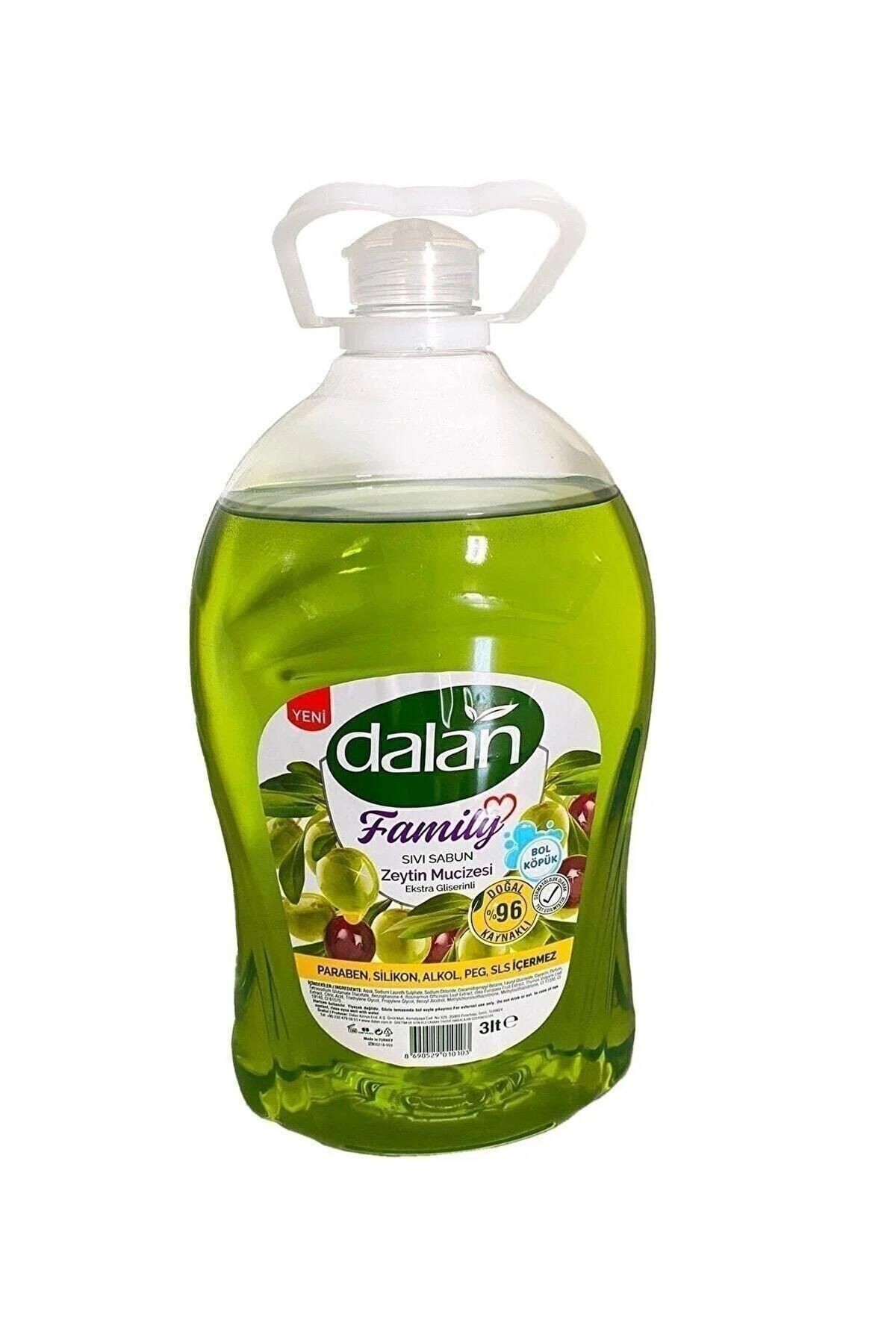 Sıvı Sabun 3 L. Zeytin Mucizesi Paraben, Silikon, Alkol, Peg, Sls Içermez