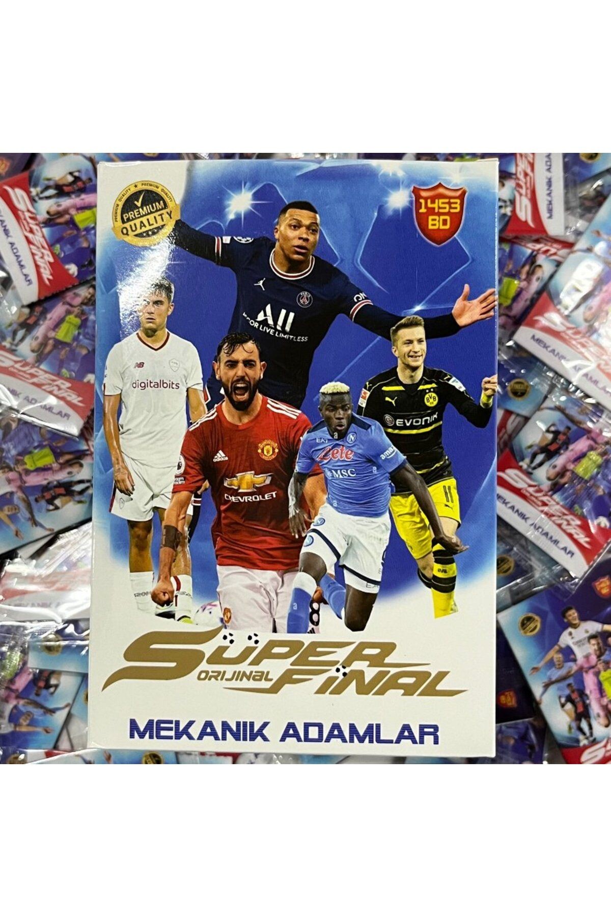 Süper Final Mekanik Adamlar En Son Sezon Futbolcu Kartları 150 Paket 3lü (450 Kart)