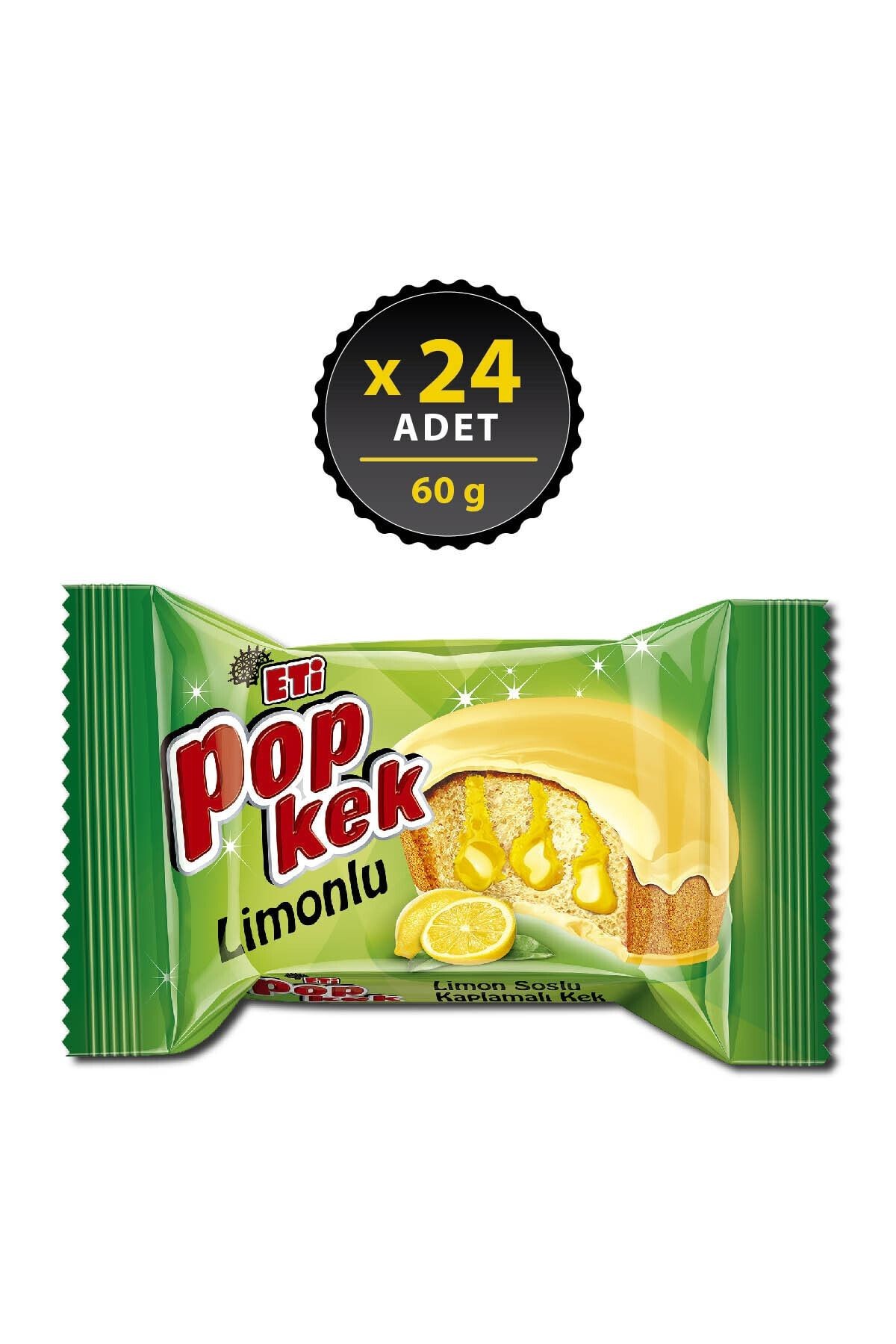 Popkek Limonlu Kek 60 g x 24 Adet