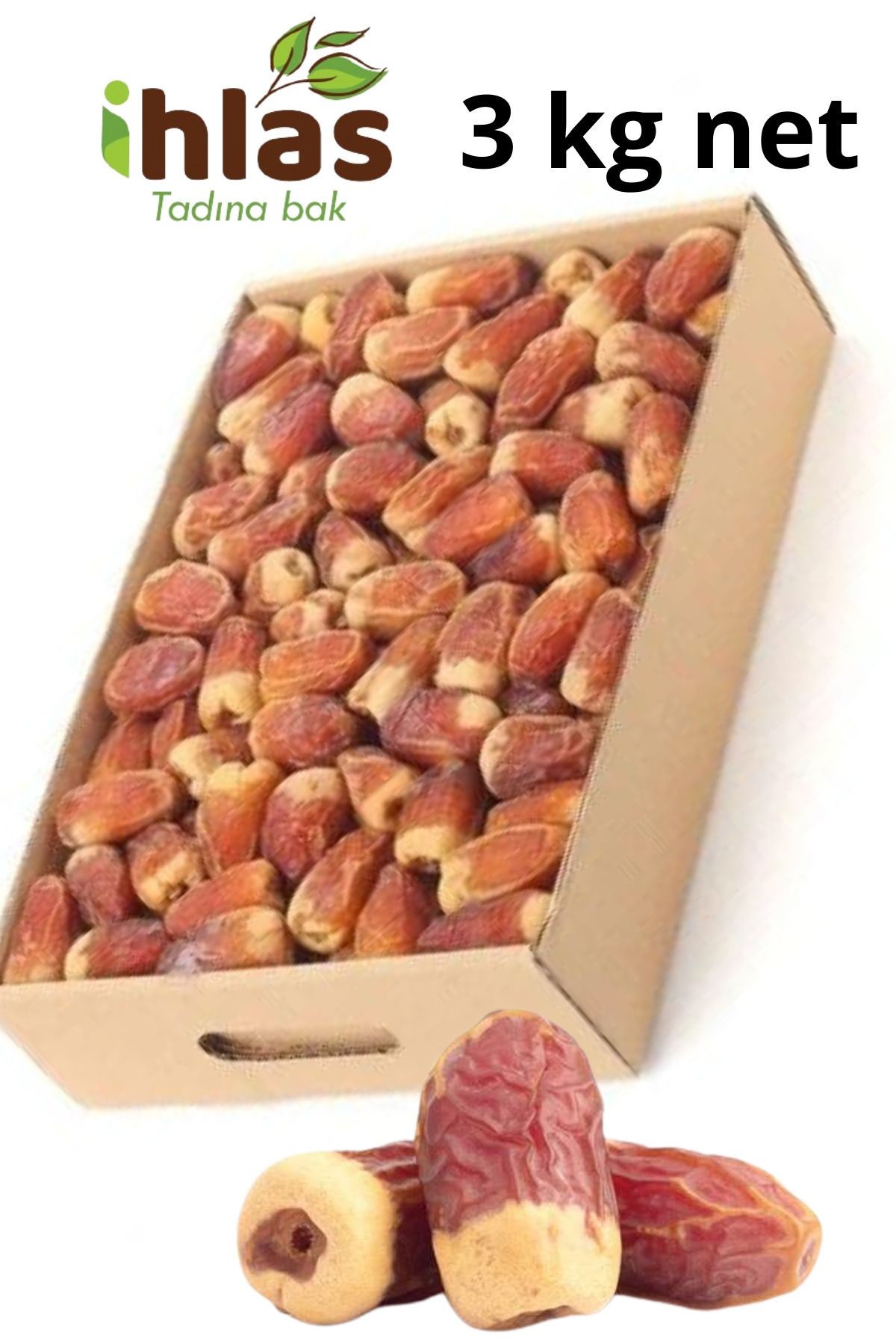 Medine Hurması Sugai Lüks Diyete Uygun/Doğal/Glikoz Ve İlave Şeker İçermez 3 Kg koli