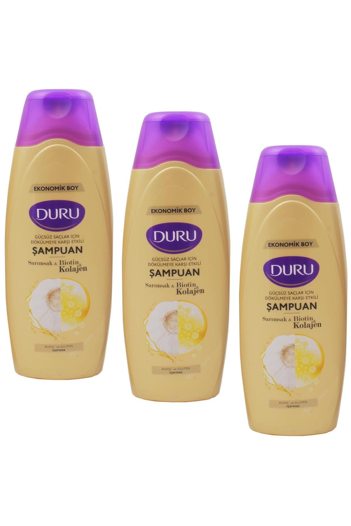 Sarımsak Biotin Kolajen Şaç Dökülmesine Karşı Şampuan 700 ml 3 ADET