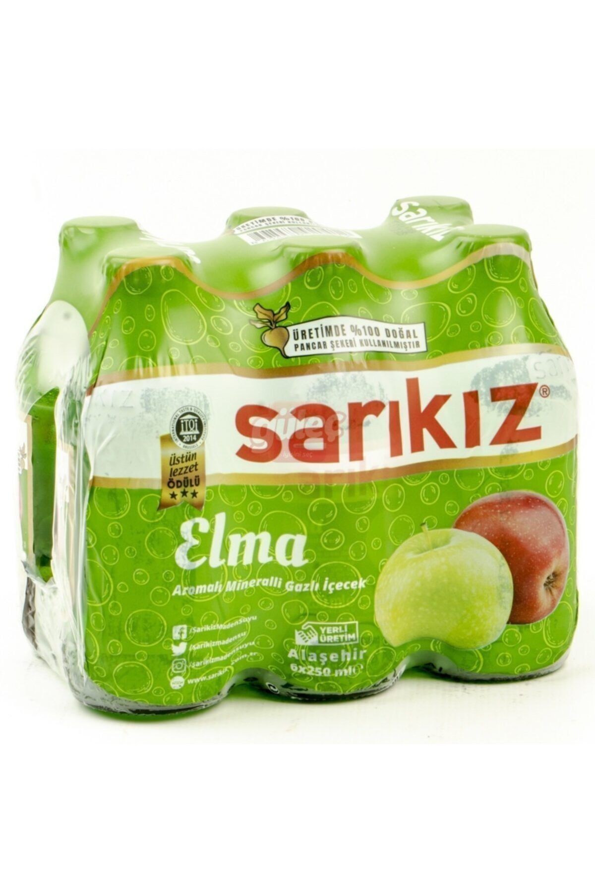 Elma Aromalı Soda 200 ml X 24 Adet