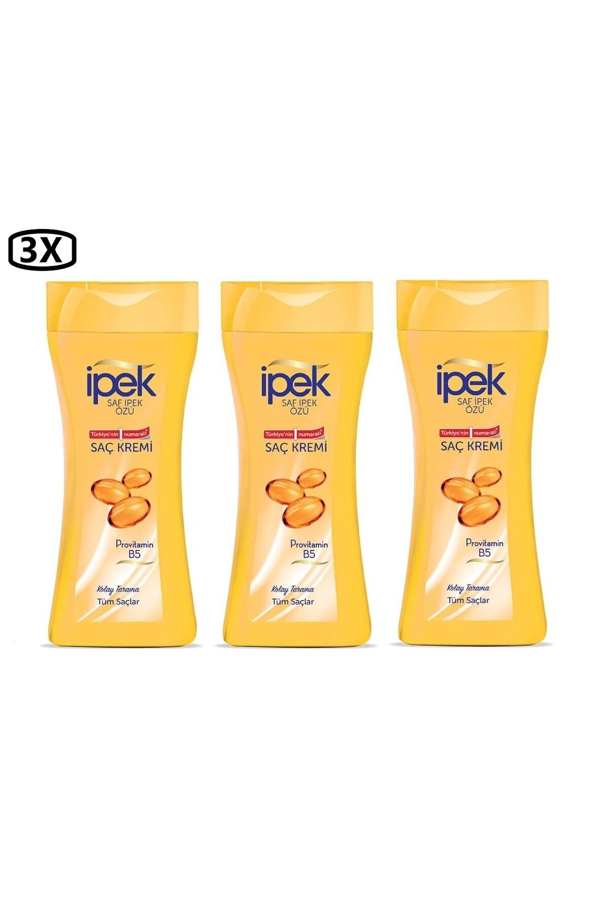 İpek Saç Kremi Provitamin B5 480 ml X 3 adet