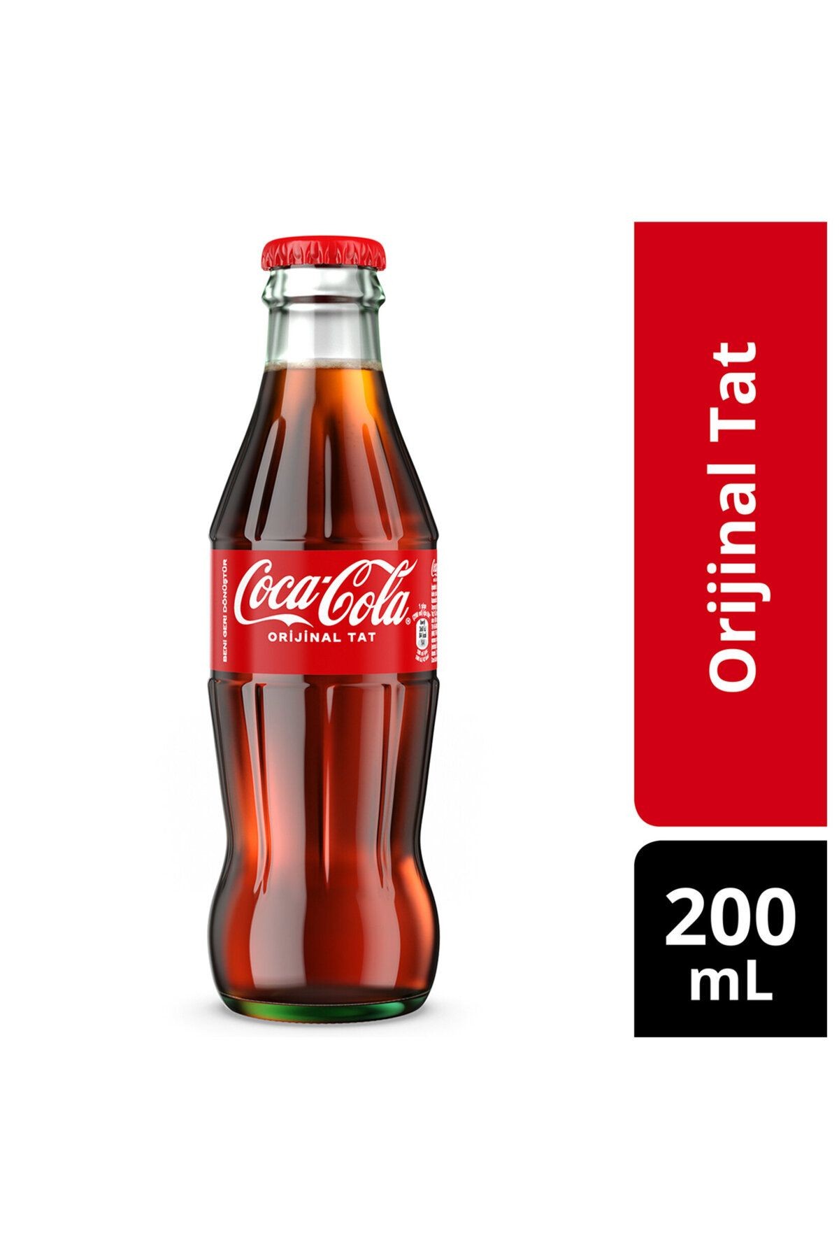 Coca Cola Cam Şişe 200 ml. 24 adet