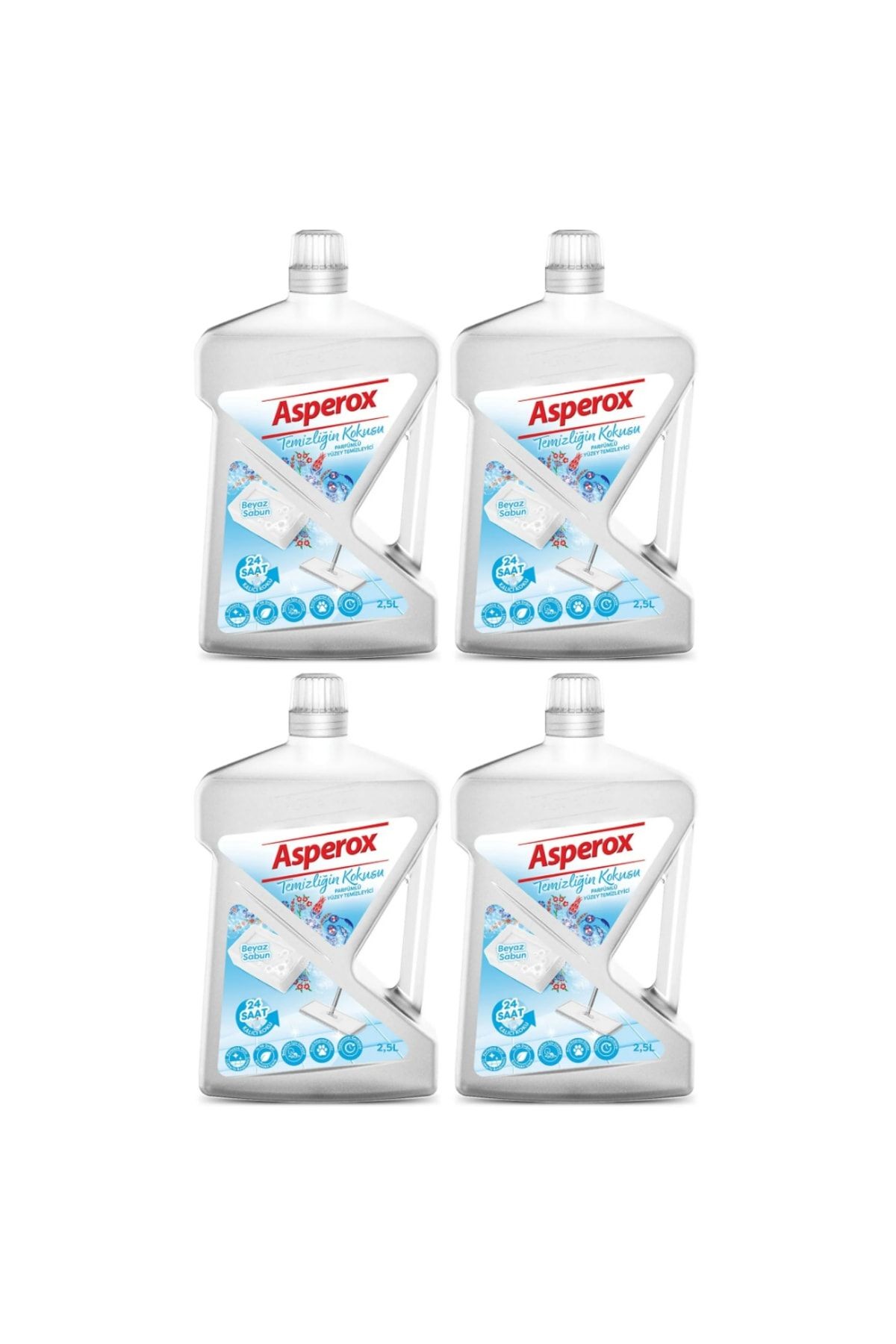 Yüzey Temizleyici Beyaz Sabun 2500 Ml X4 Adet