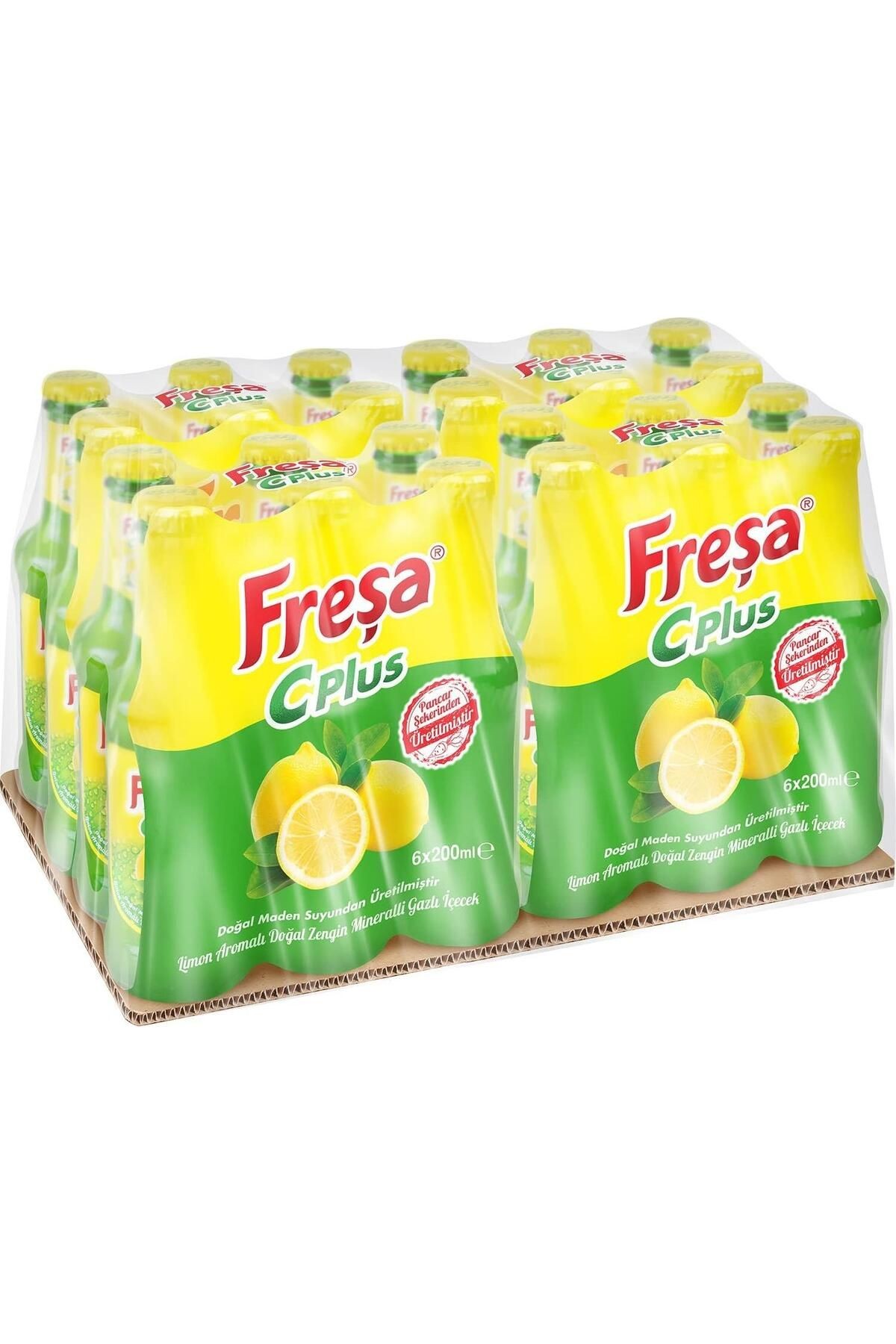 Freşa C Plus Limon Aromalı Maden Suyu 200 Ml X 24 Adet