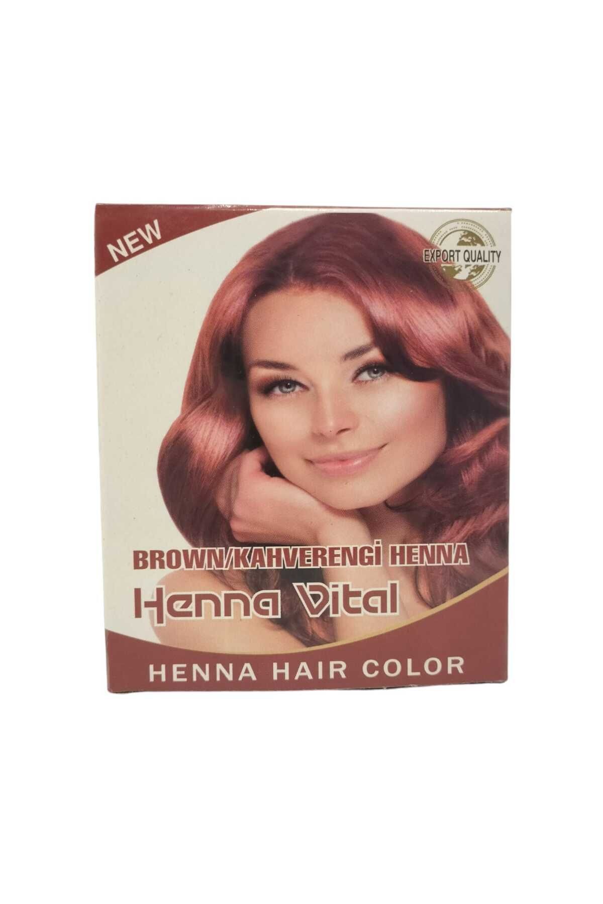 Brown Kahverengi Henna Hint Kınası 6'lı Paket