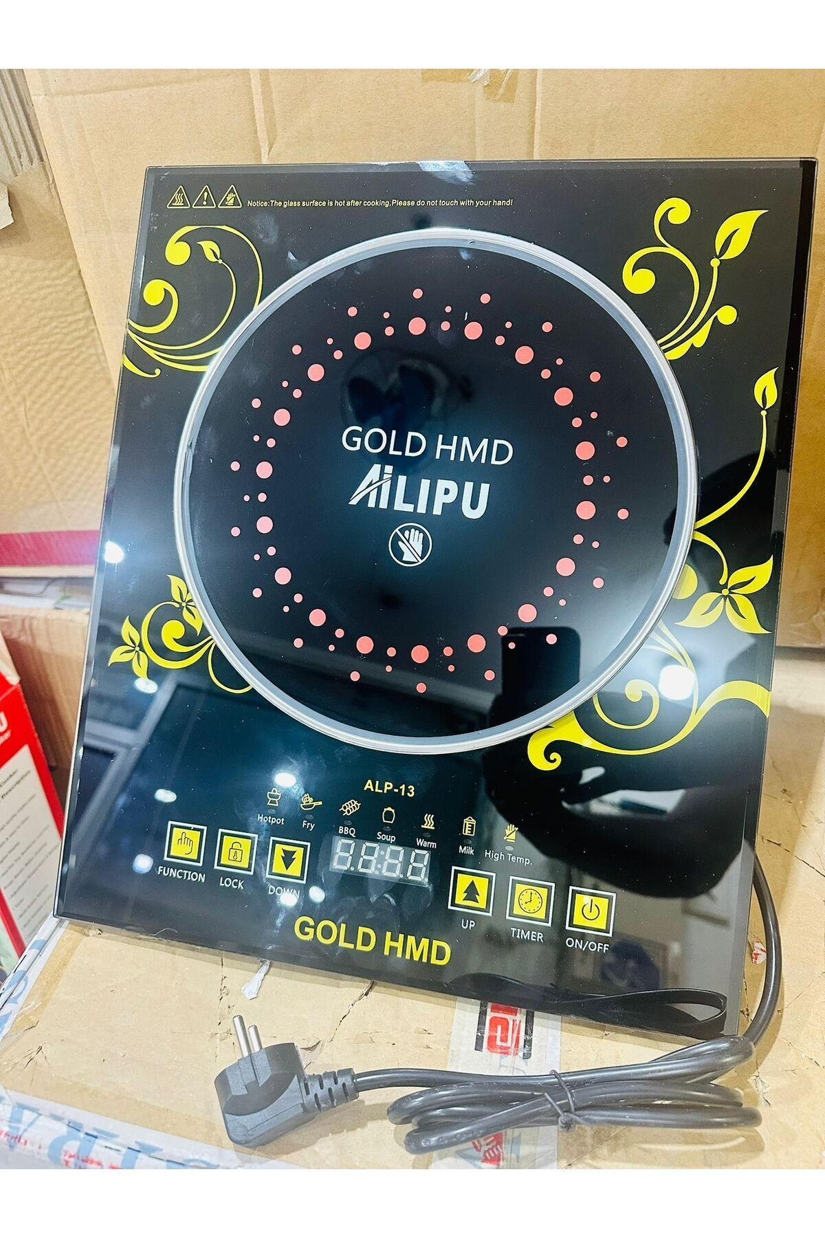 Ailipu Genel Pişirici Profesyonel 3500watt Dokumatik Elektrikli Lazer Indüksiyon Ocak