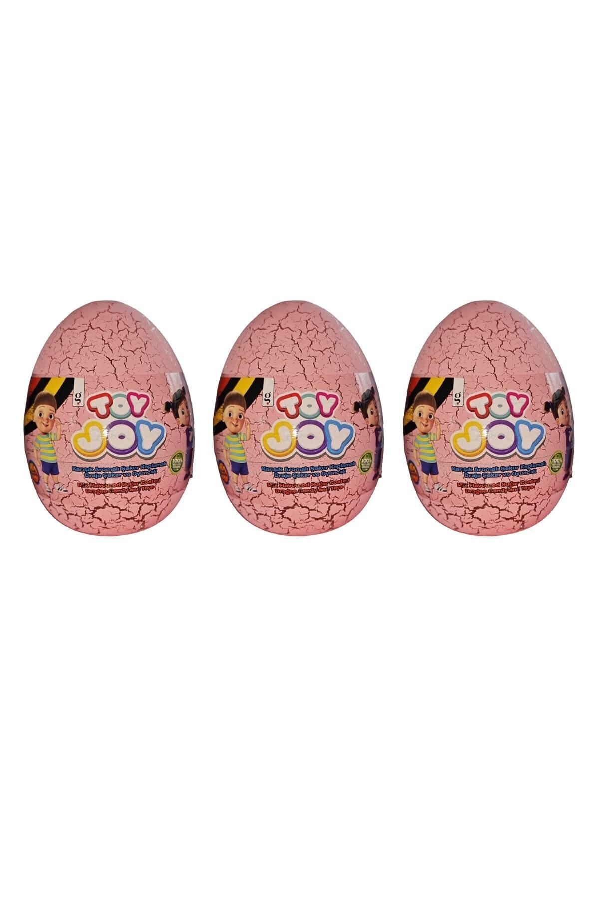 Toy Joy Mini Dino Çatlak Yumurtalar 3'lü Pembe