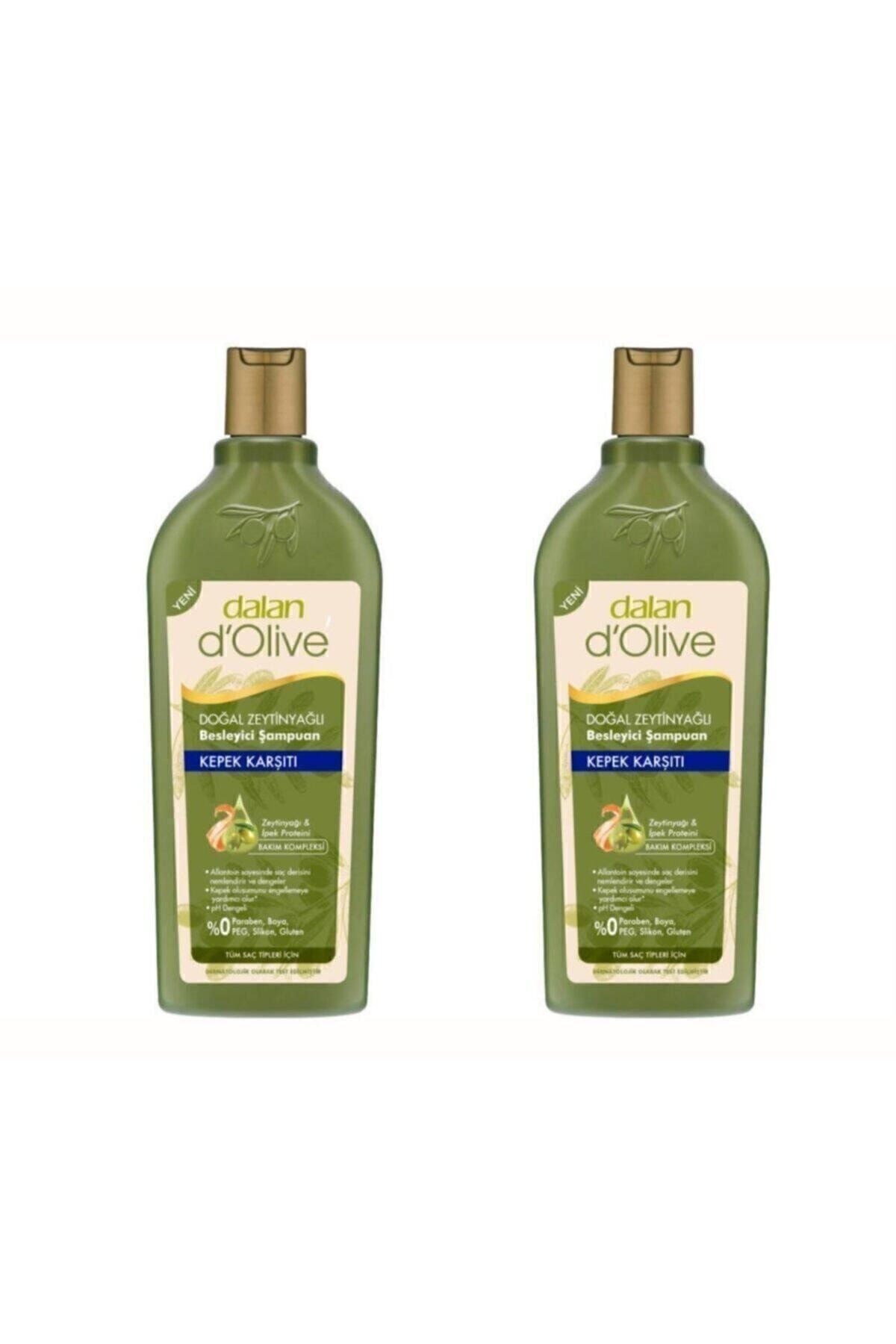 2 Adet D’olive Zeytinyağlı Kepek Karşıtı Şampuan 400 ml