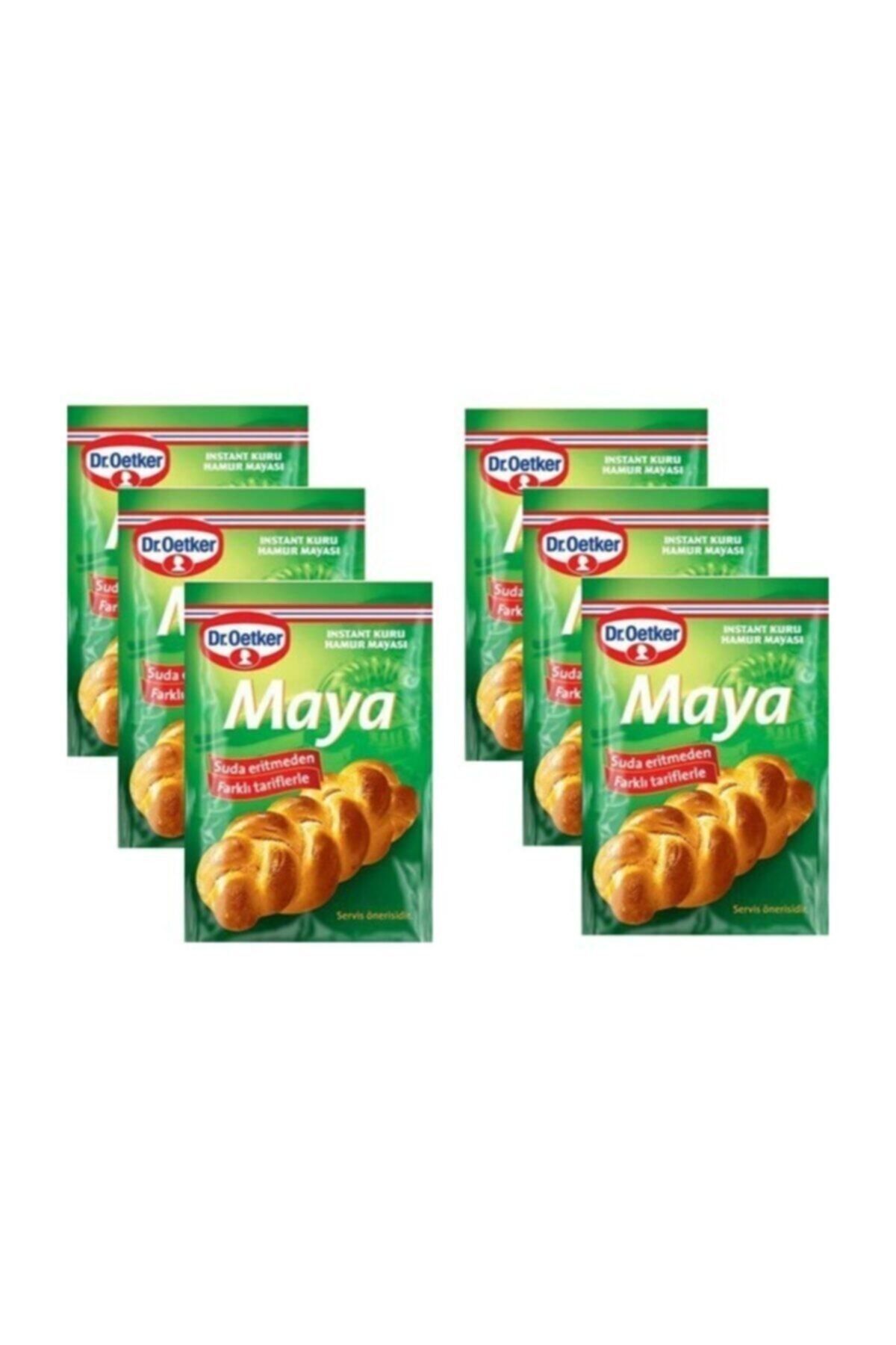 Dr Oetker Instant Kuru Maya 10 Gr X 6 Paket