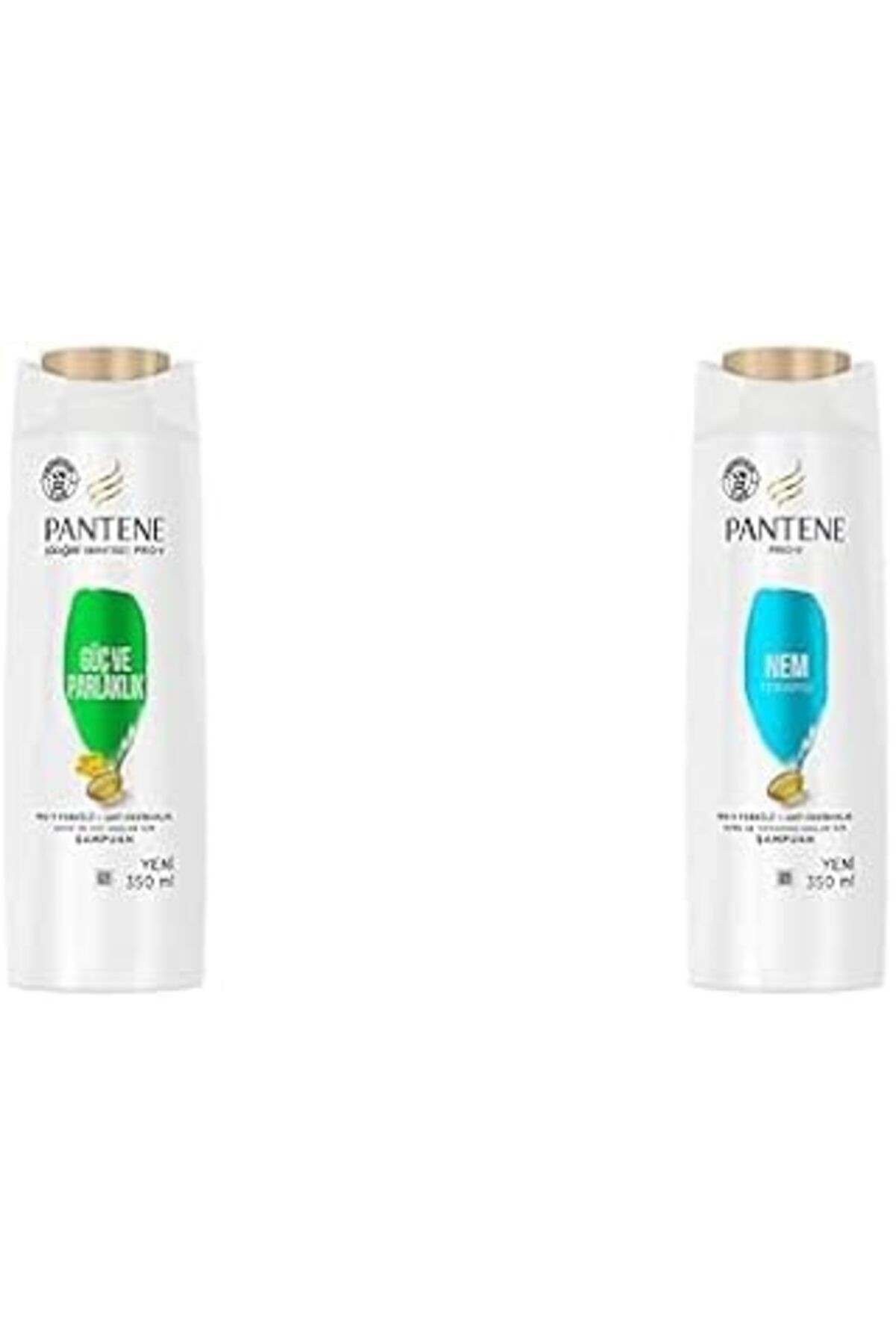 Pantene Doğal Sentez Güç Ve Parlaklık Şampuan 350 Ml & Pantene Nem Terapisi Şampuan 350 Ml
