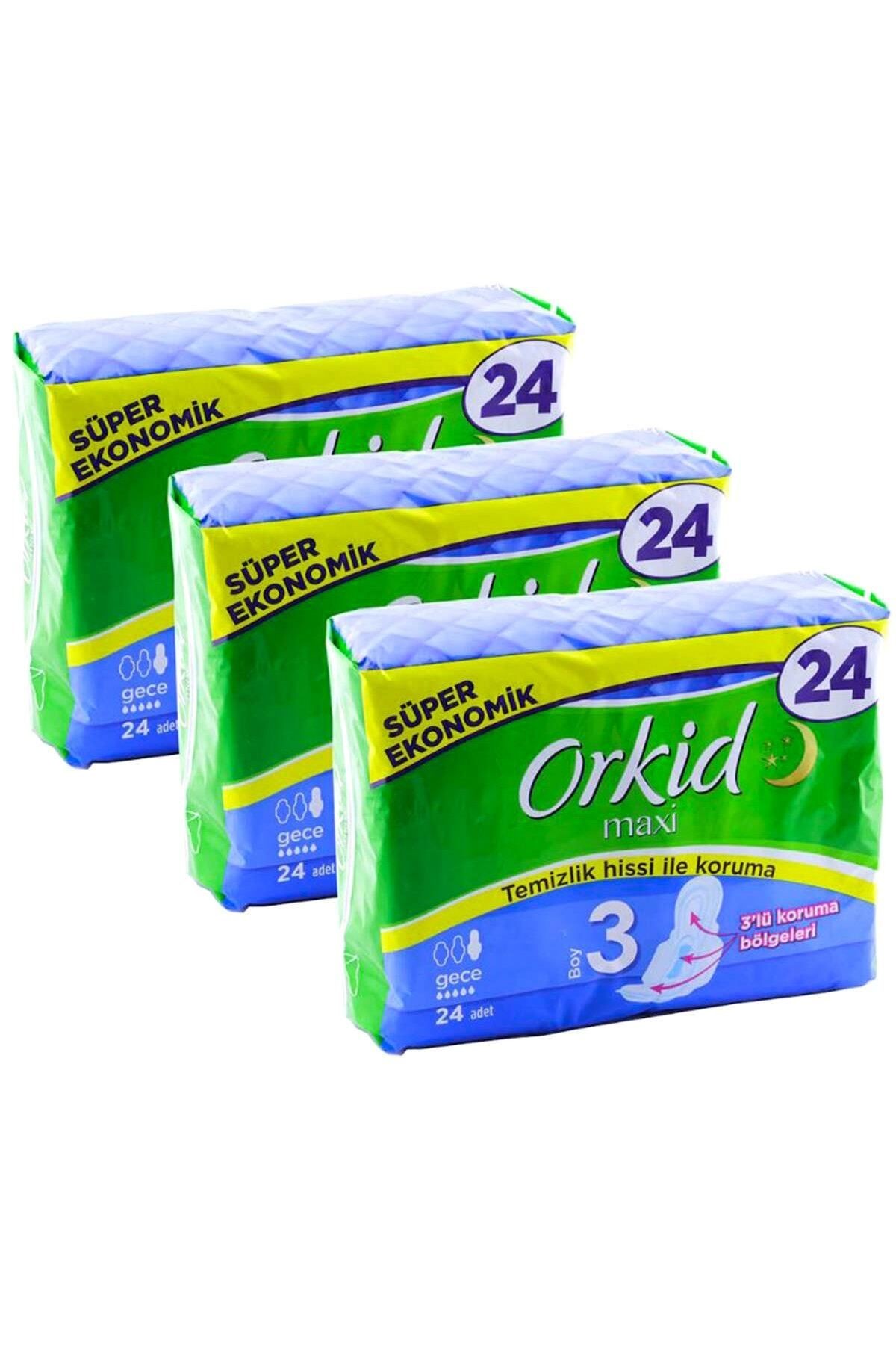 Maxi 4'lü Gece 24 Adet X 3 Adet