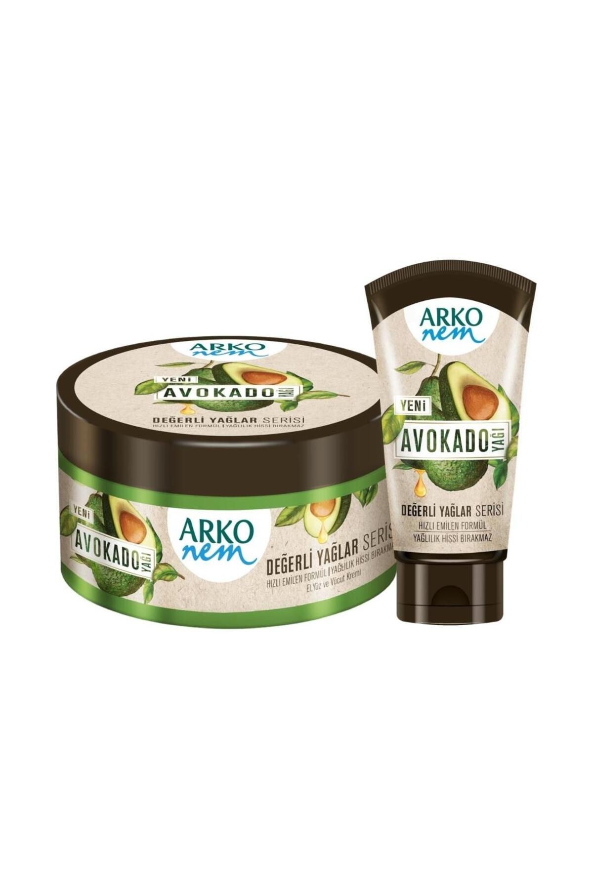 Nem Değerli Yağlar Avokado Yağlı Nemlendirici Krem 250 ml & 60 ml