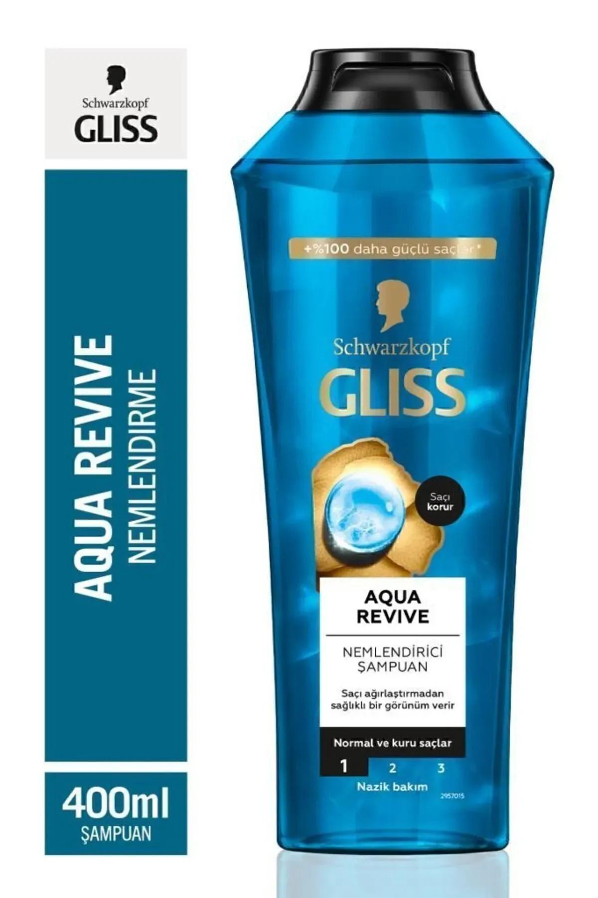 Aqua Revive  Yeniden Yapılandırıcı Şampuan 400 ml X 3 Adet