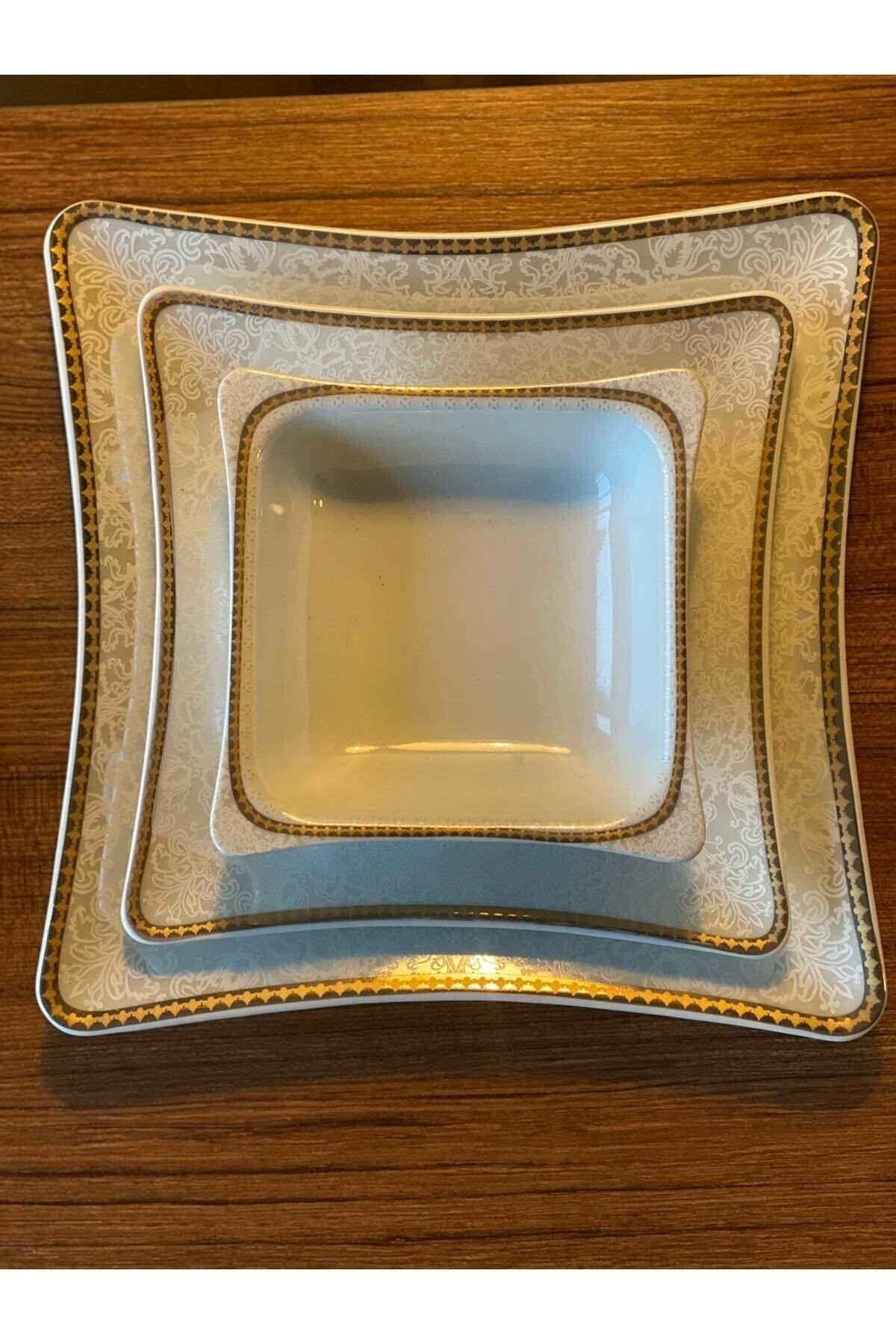 Gold Işlemeli Porselen Yemek Takımı Yodi Bag