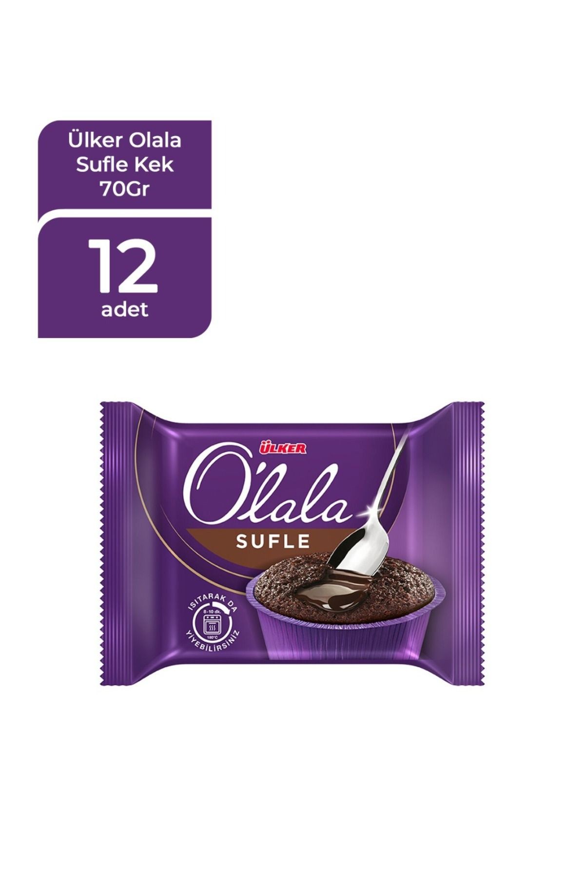 12 Adet O Lala Sufle Kek 70 gr