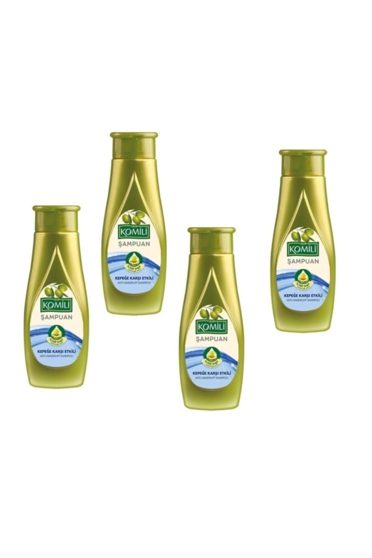 4 Adet Kepeğe Karşı Etkili Zeytinyağlı Şampuan 500 Ml