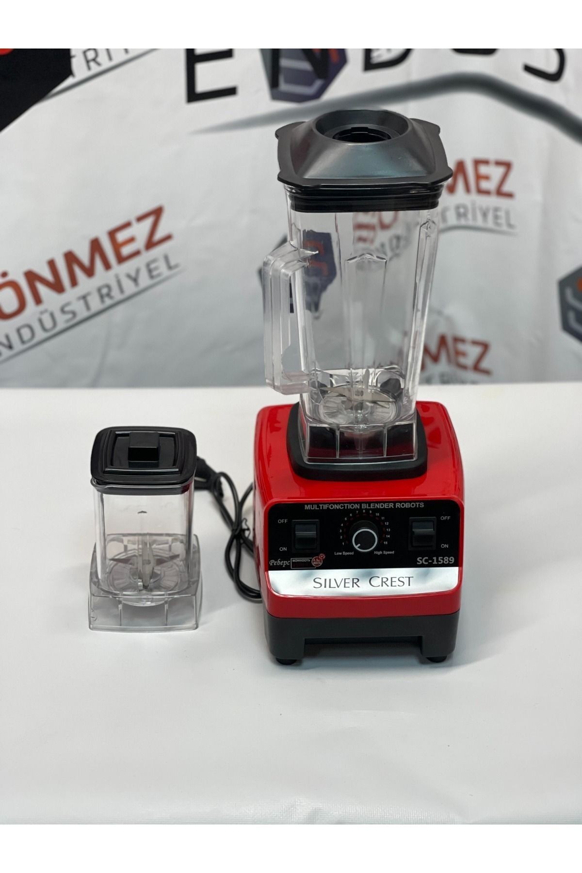 New Silver Crest Blender - Bar Cafe Blender Kırmızı