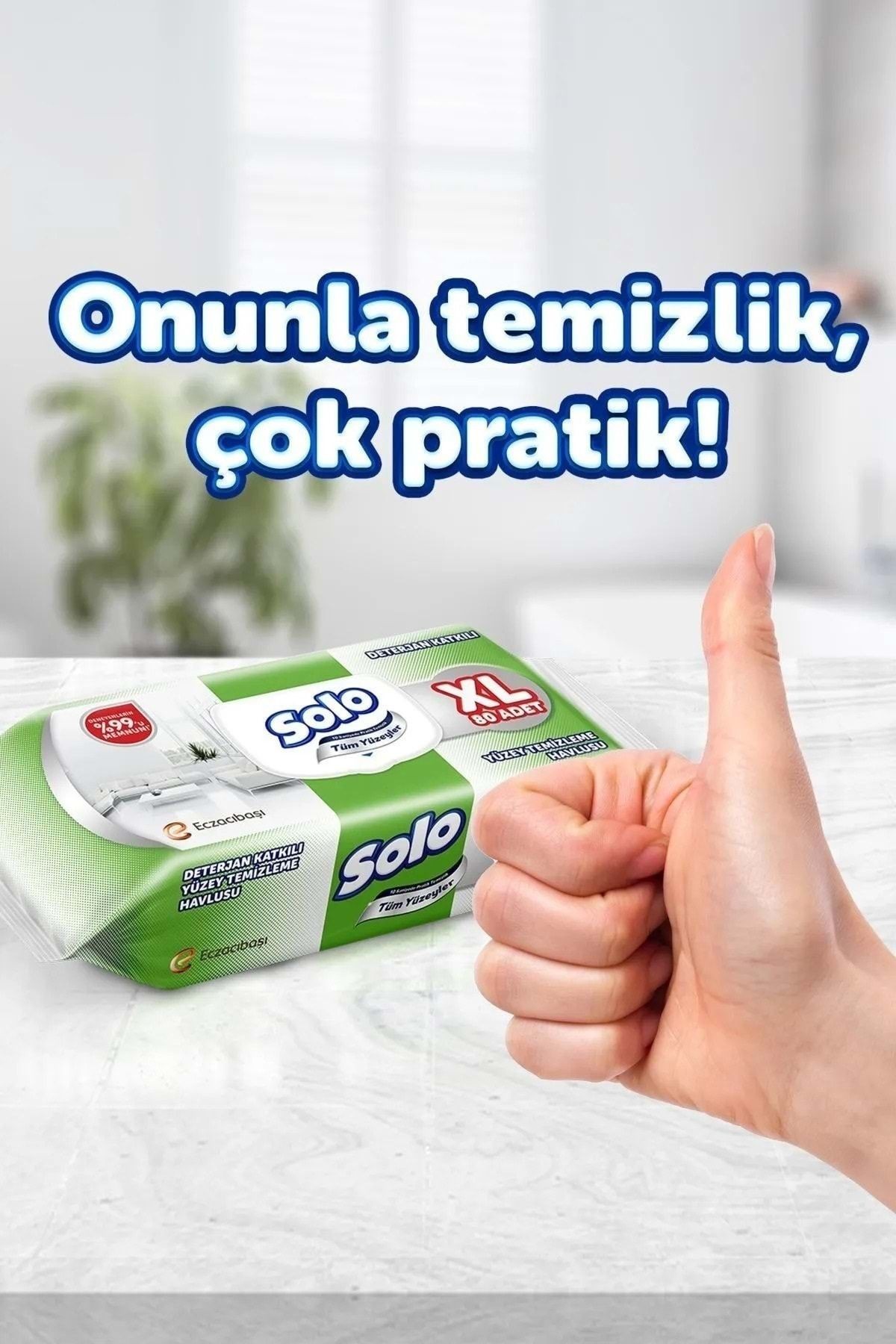Xl Yüzey Temizleme Havlusu 80 Yaprak Tüm Yüzeyler İçin