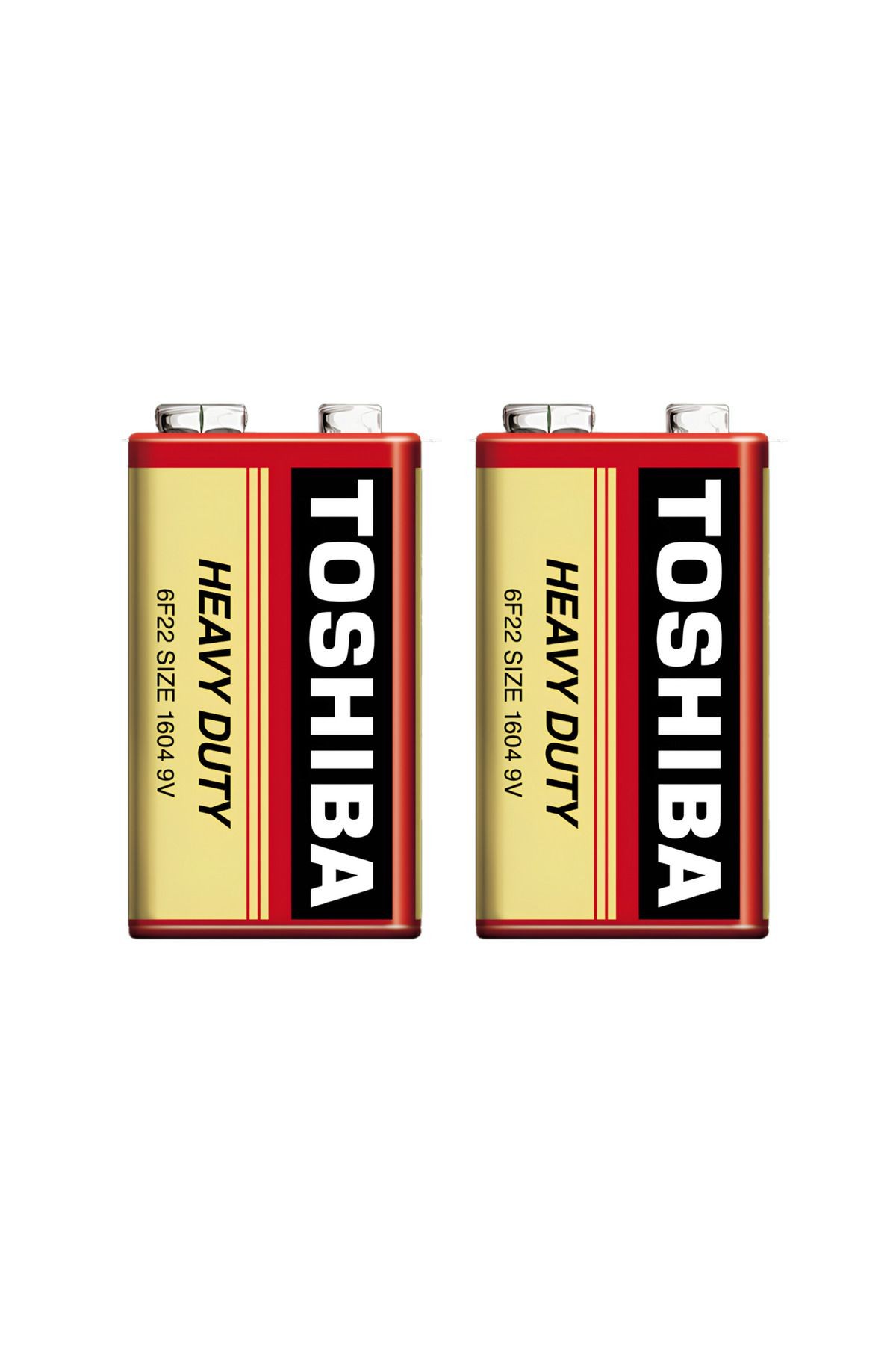 (2 Adet) Toshıba 6F22KG Heavy Duty Manganez 9 Volt Pil Tekli (06-2027 son kullanım)