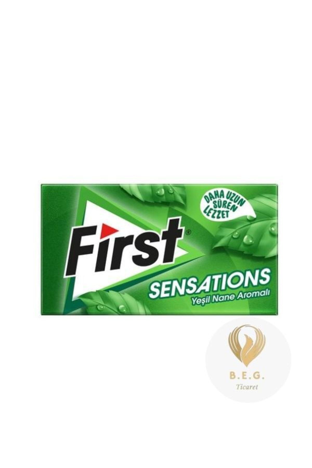 First Sensations Yeşil Nane Aromalı Sakız 27gr (12 Adet)
