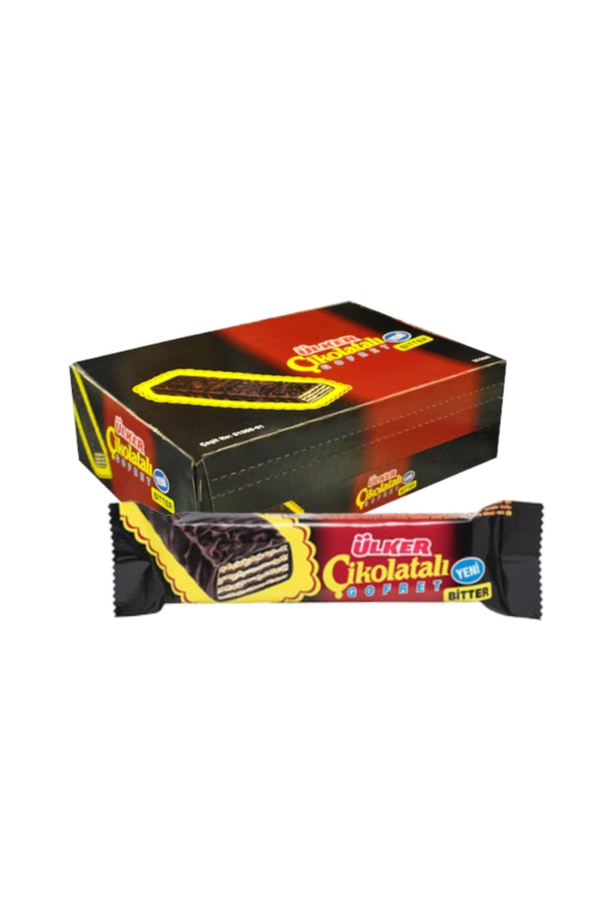 24 Adet 36 gr Bitter Çikolatalı Gofret