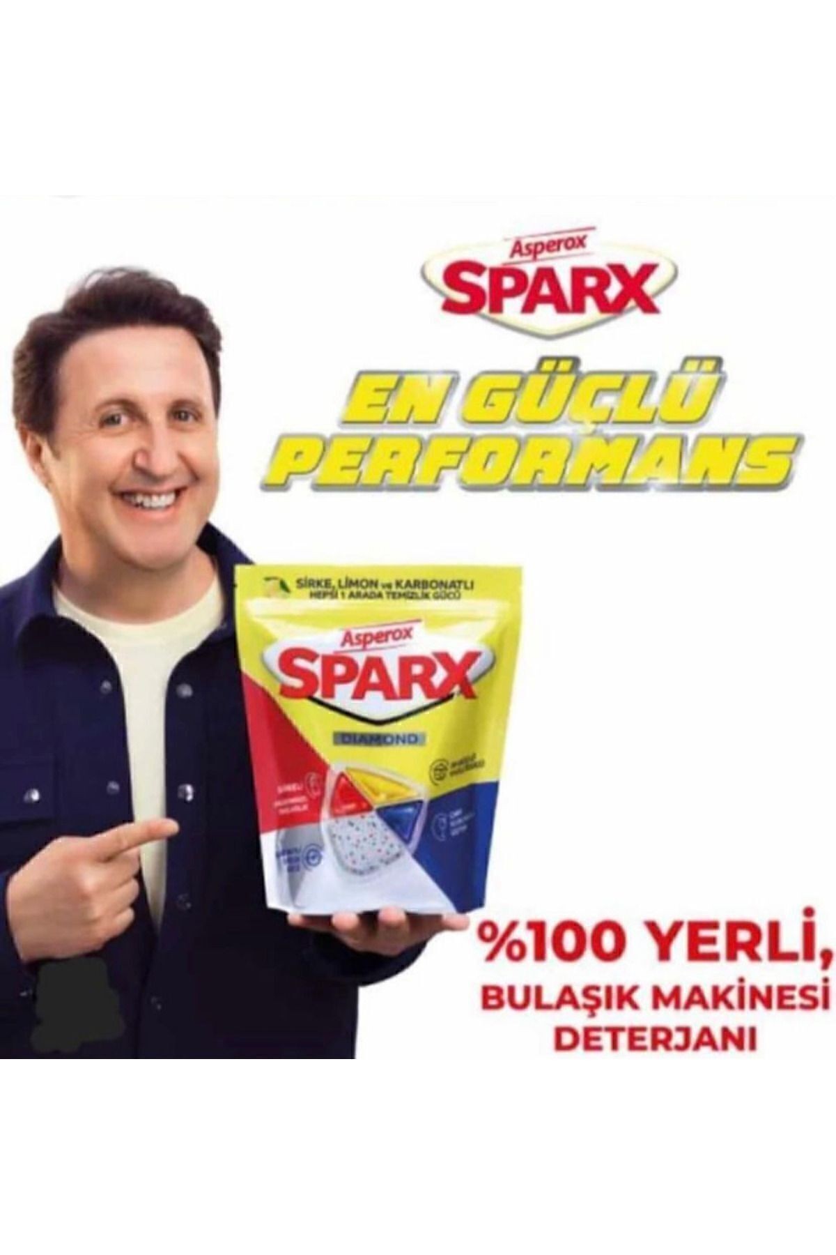 Sparx Bulaşık Makinesi Deterjanı 30lu 6 Adet