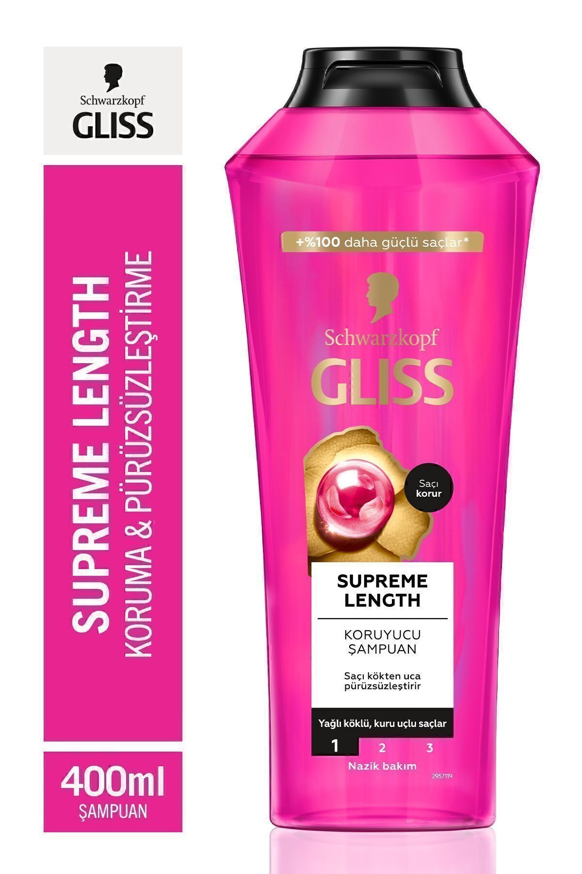 Supreme Length Uzun Saçlara Özel Şampuan 400 ml x 6 Adet