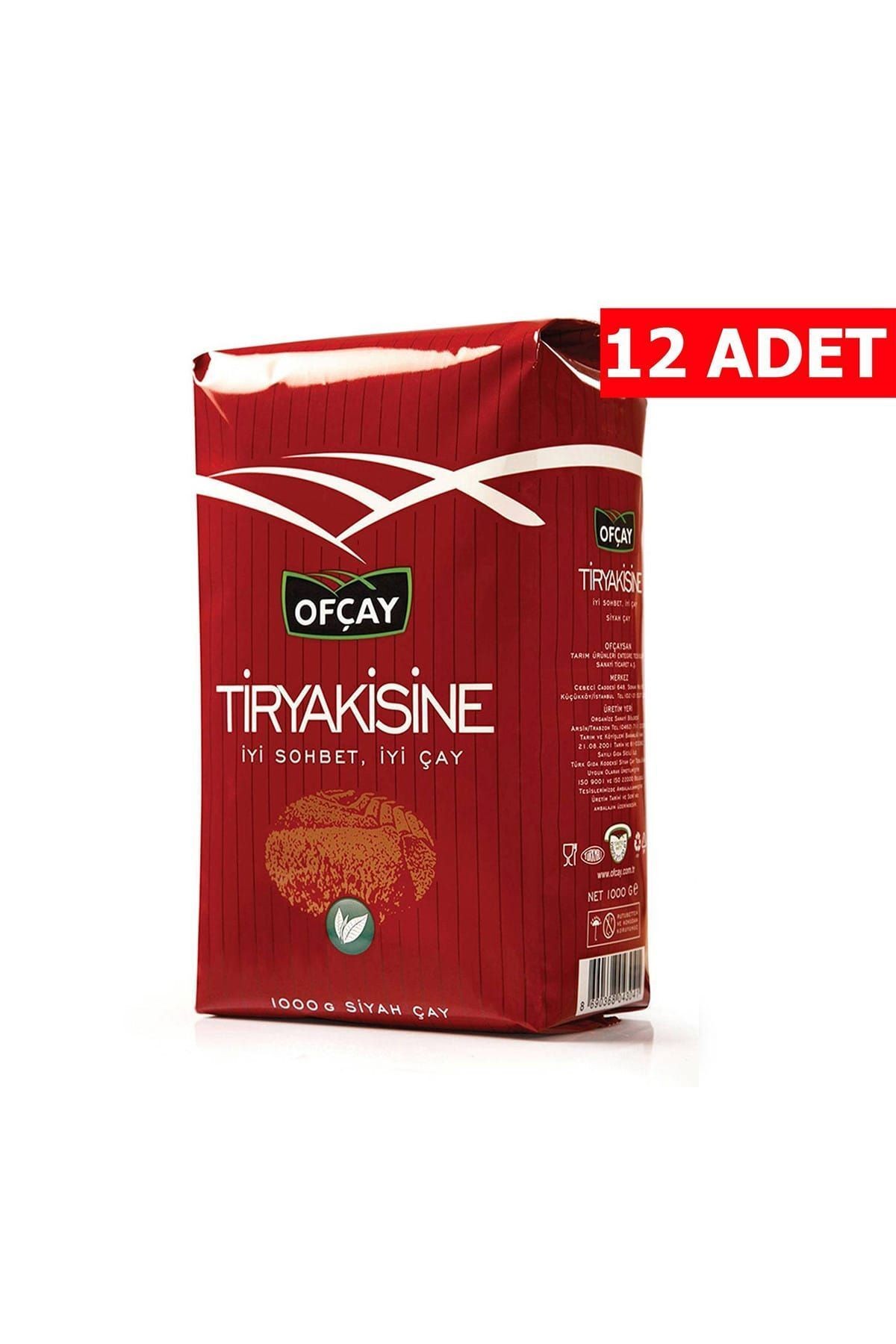 Tiryakisine Siyah Dökme Çay 12 X 1 Kg