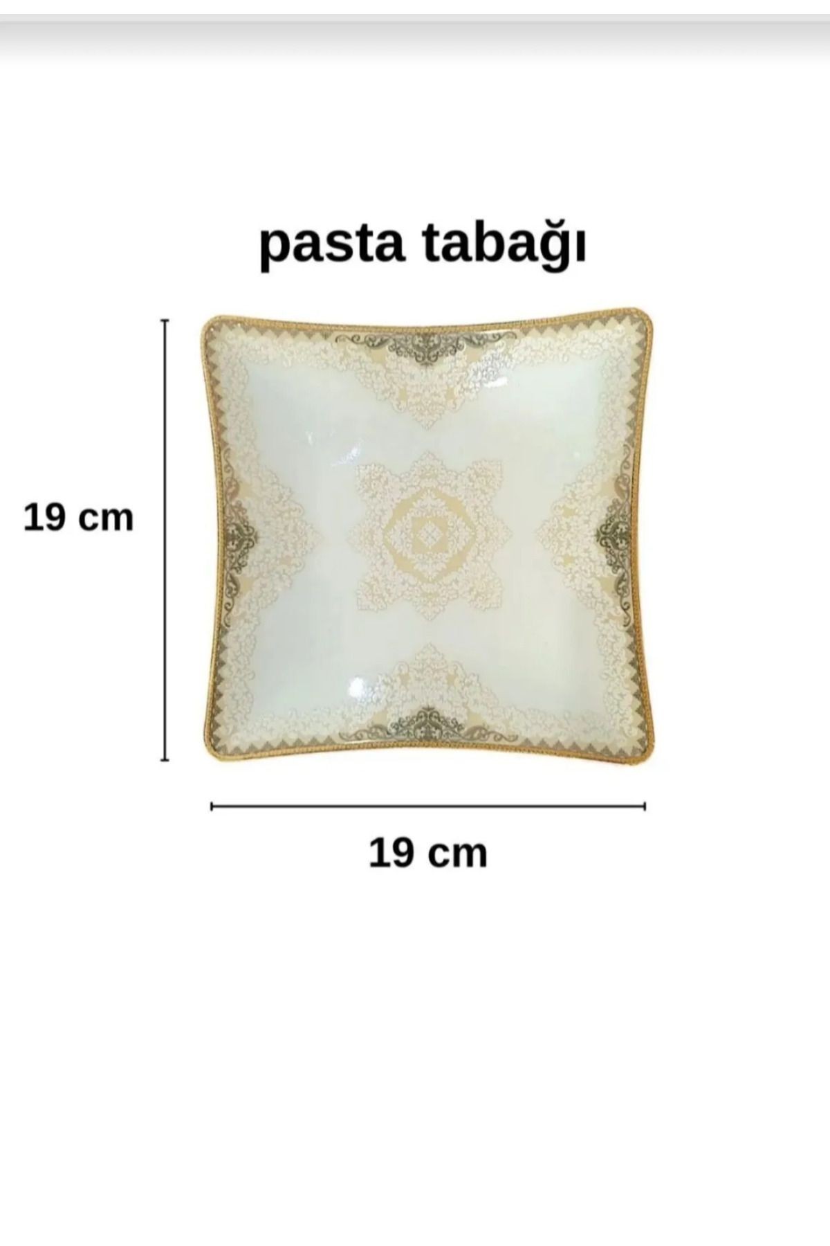 Pars Yemek Takımı 12 Kişilik 48 Parça Gold Osmanlı Desenli