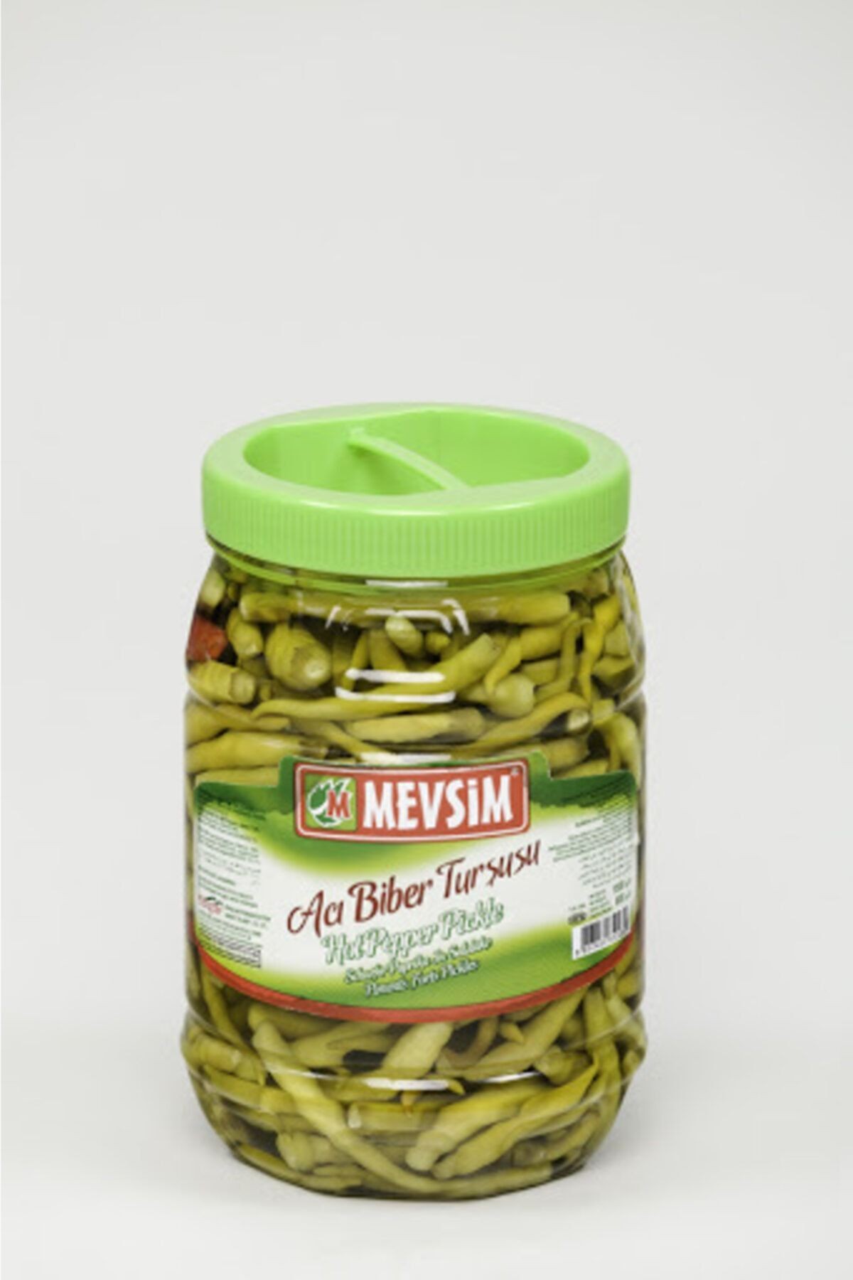 Mevsim Acı Biber Turşu Pet Şişe 1400 Gr