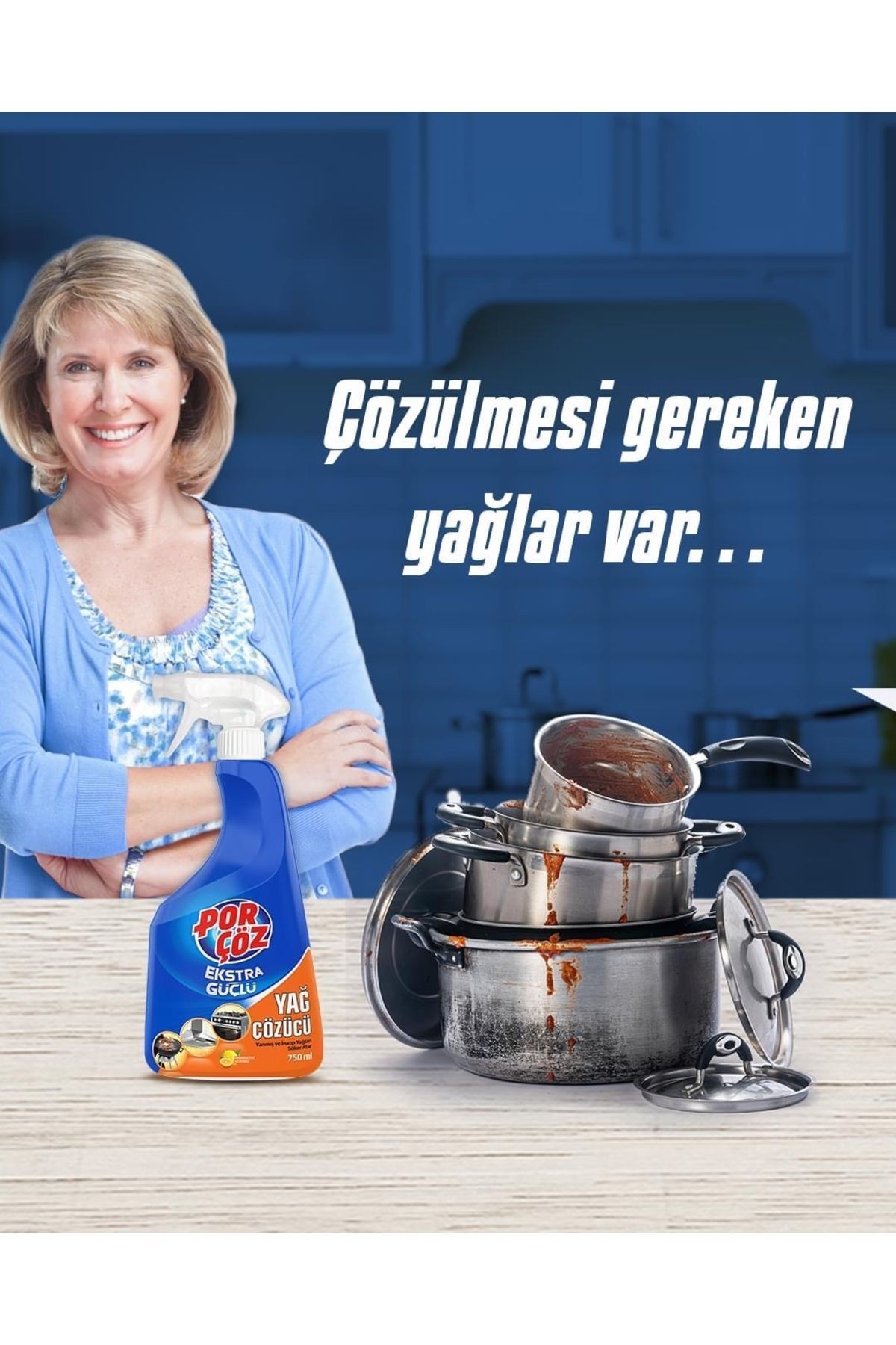 YAĞ ÇÖZÜCÜ SPREY 750 ML X 2 ADET
