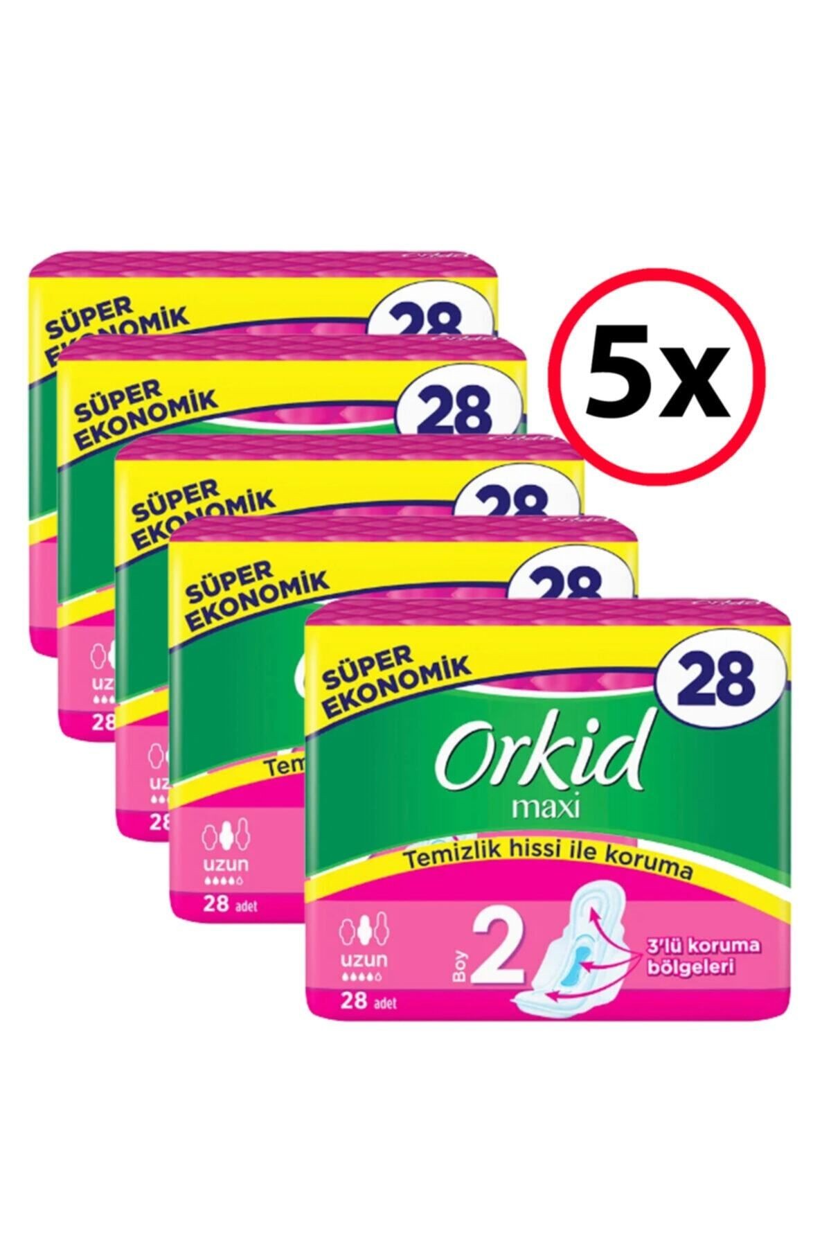 Maxi 4'lü Uzun X 5 Adet