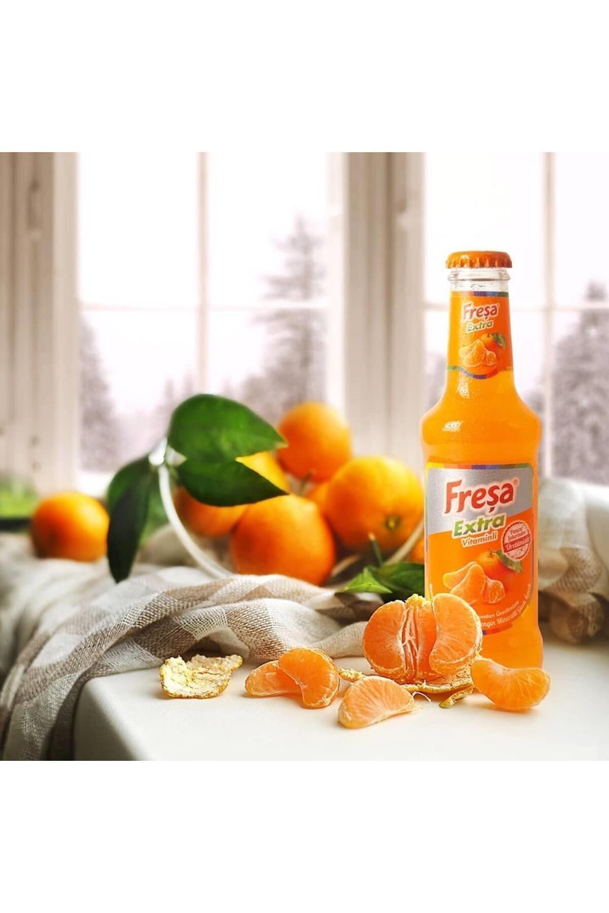 Freşa Extra Mandalina Aromalı Maden Suyu 200 Ml X 6 Adet