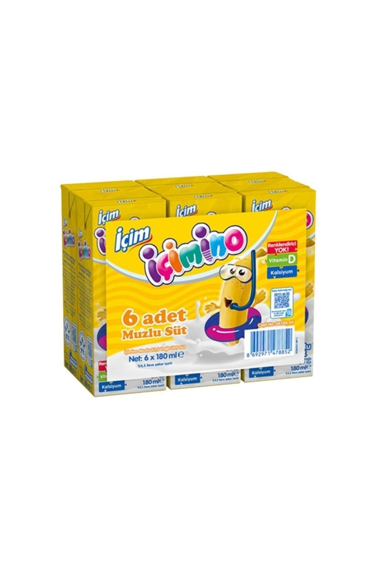 Ino Muzlu Süt 180 Ml X 6 Adet