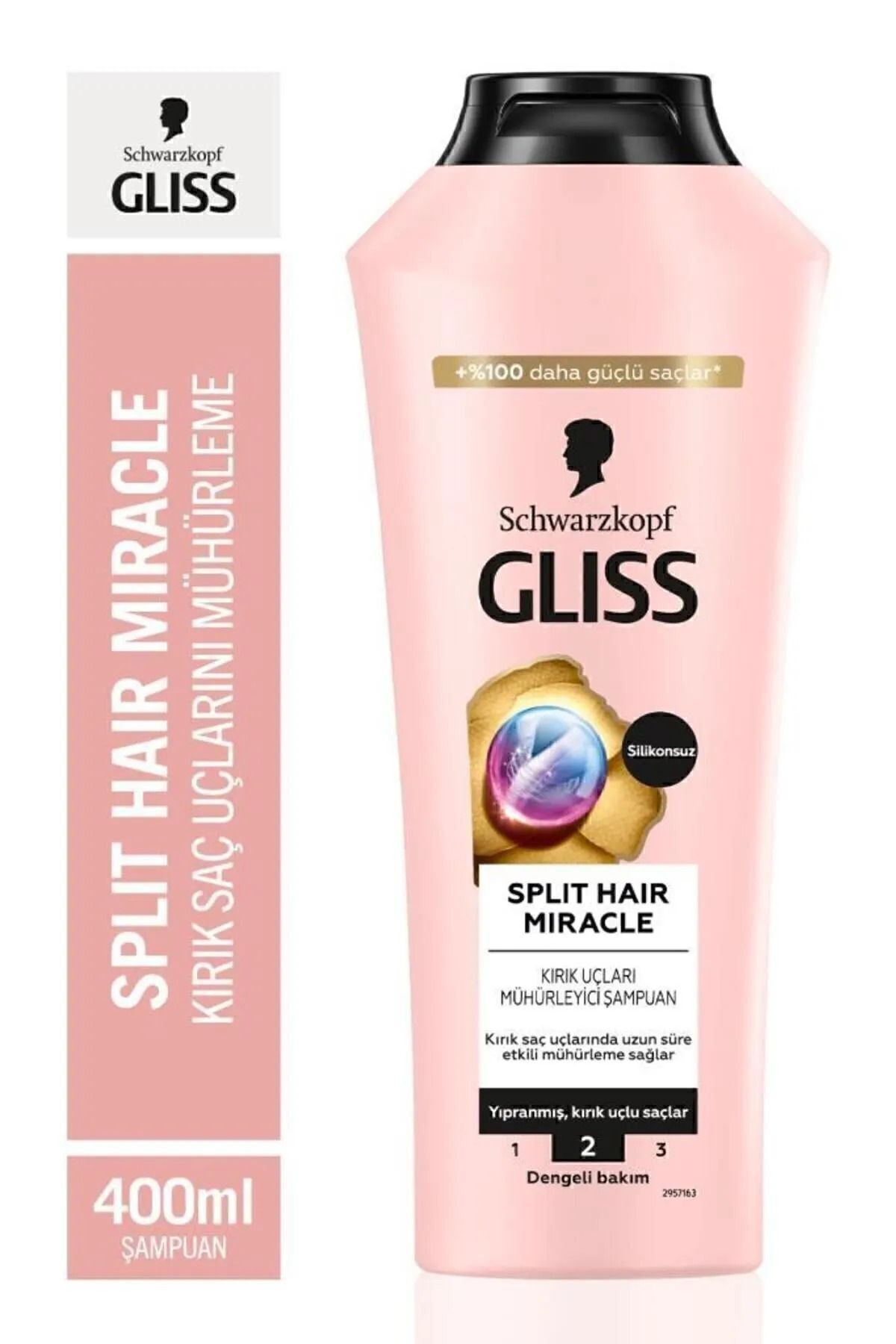 Split Hair Miracle Şampuan 400 Ml x 3 Adet