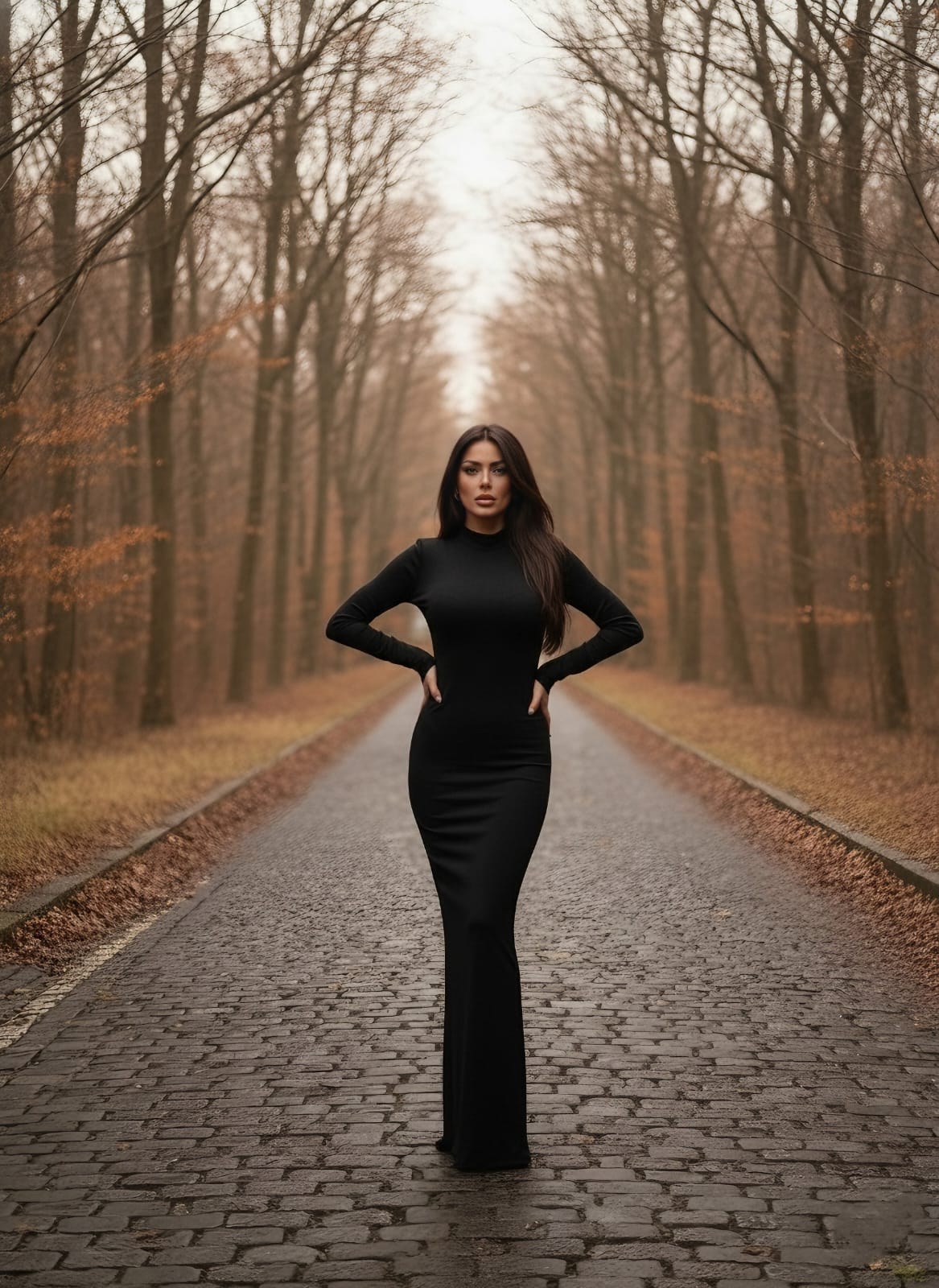 Maxi Boy Dijital Desen Elbise