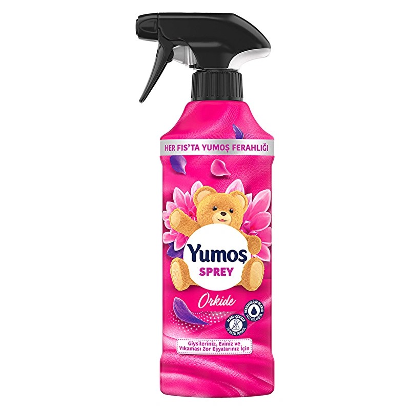Yumoş Ev ve Tekstil Spreyi Orkide Yıkanması Zor Eşyalar İçin 450 ml
