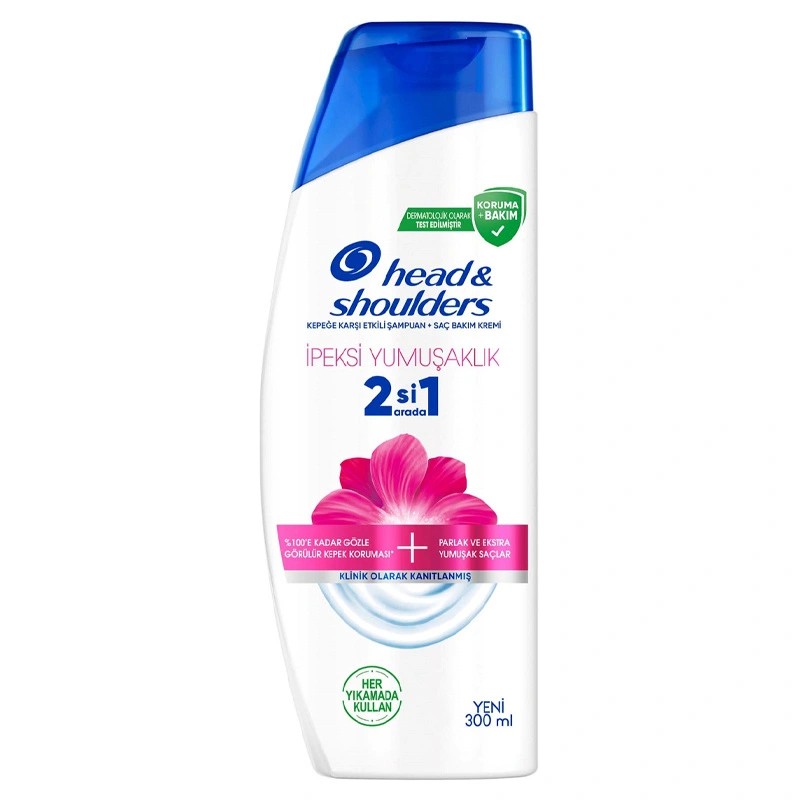 Head & Shoulders 2'si 1 Arada İpeksi Yumuşaklık Kepek Karşıtı Şampuan