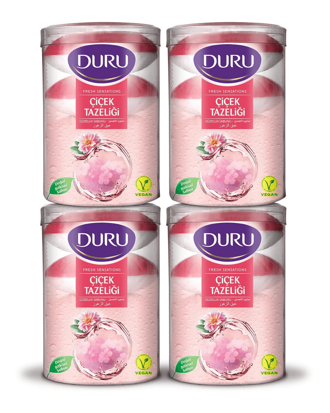 Duru Fresh Sensations Çiçek Tazeliği 16 Adet Güzellik Sabunu 4x400gr