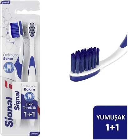 Signal Profesyonel Bakım Diş Fırçası Yumuşak 1+1