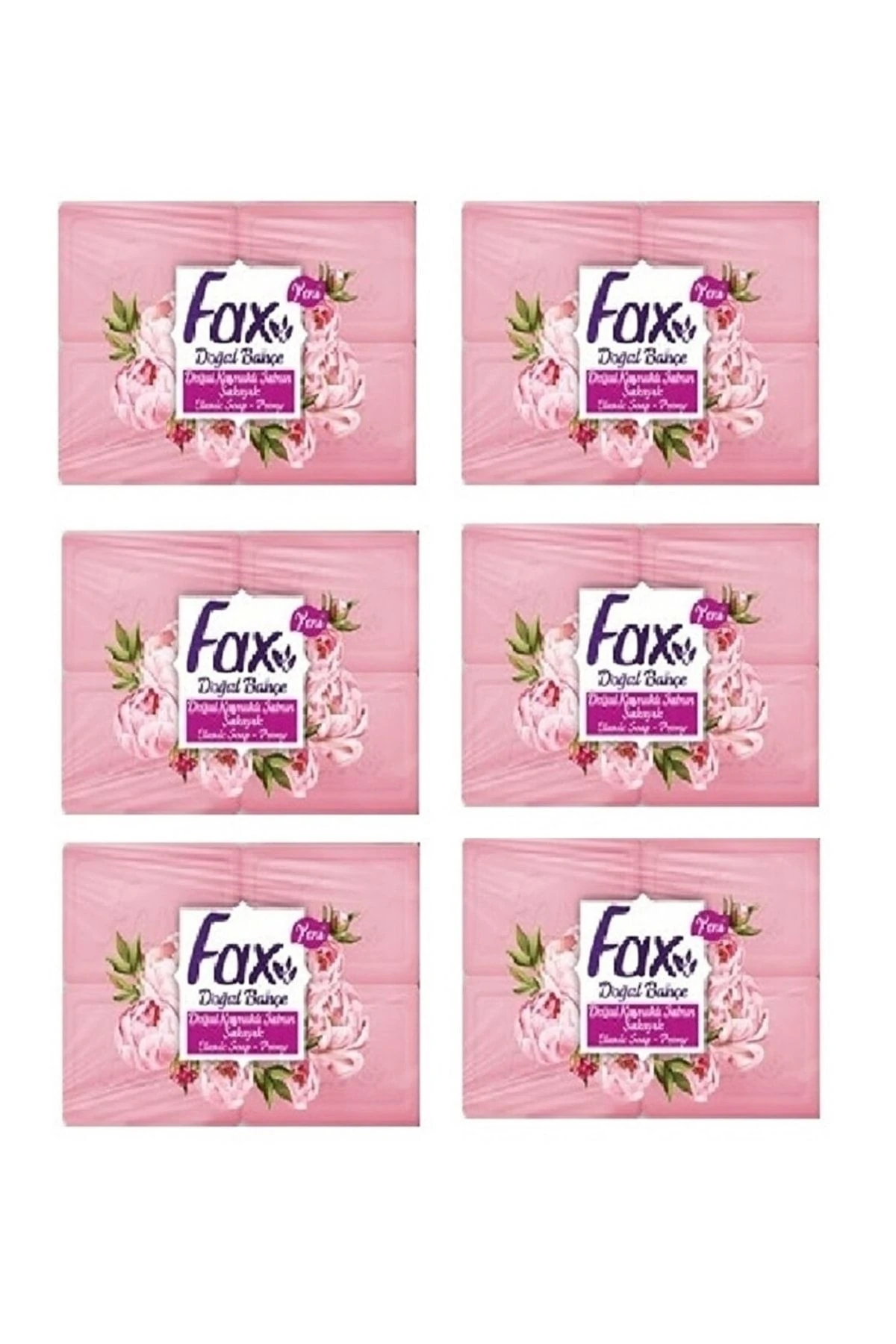 Banyo Sabunu Şakayık Klasik Kalıp Sabun 4x125 Gr X 6 Paket