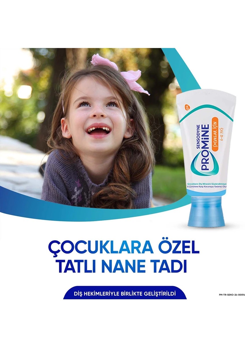 Sensodyne Promine Kids Çocuklar İçin 6 - 12 Yaş Diş Macunu 50ml​